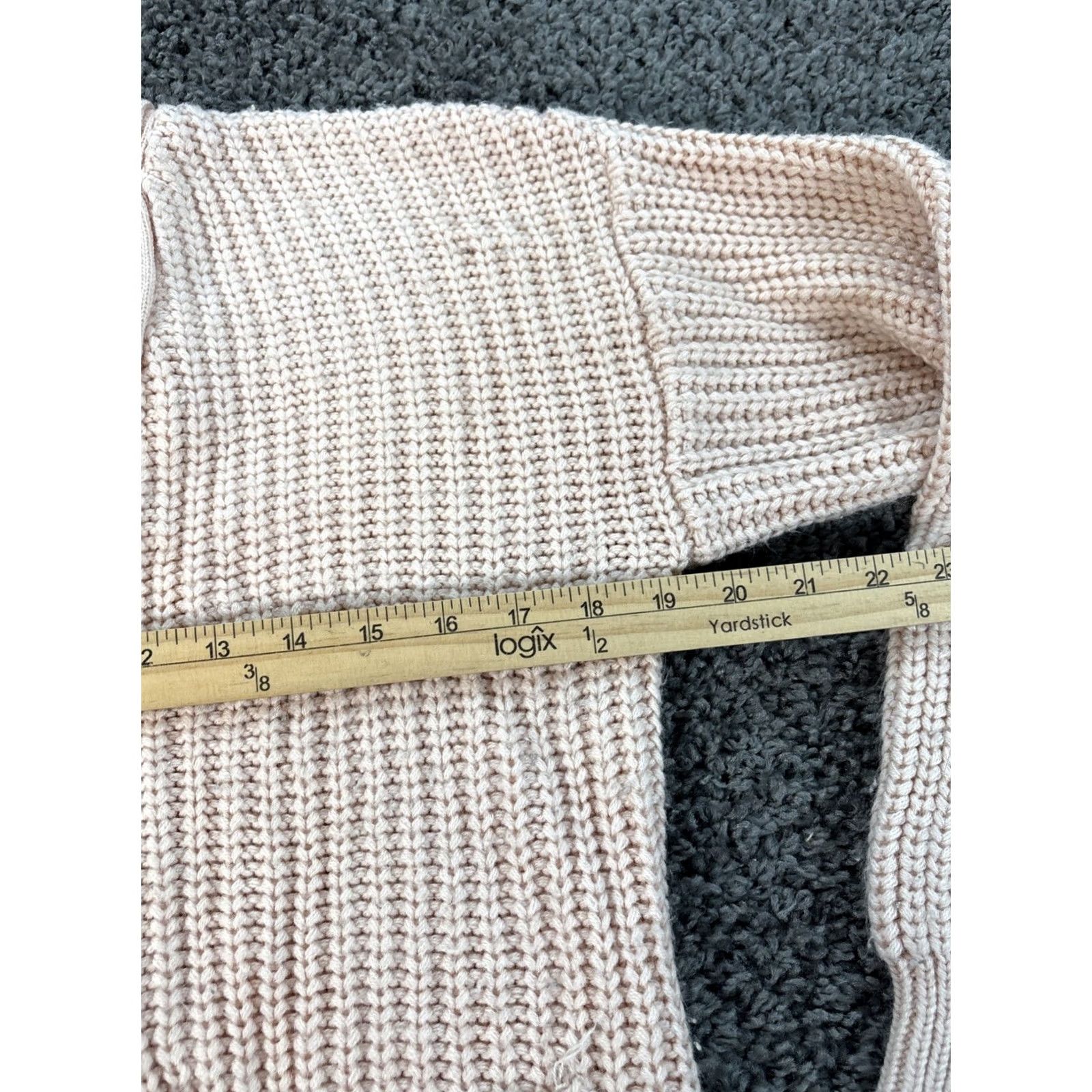 Hunter VINTAGE Hunters Run Cardigan Sweater Womens Small Pink 90s Chunky Knit V-Neck S Girls? Size S / US 4 / IT 40 - 3 Thumbnail