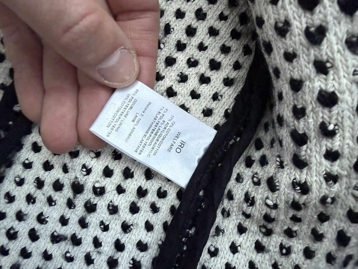 Iro IRO Welfare Tweed Blazer Leather Trim IT 38 Size XS / US 0-2 / IT 36-38 - 16 Thumbnail