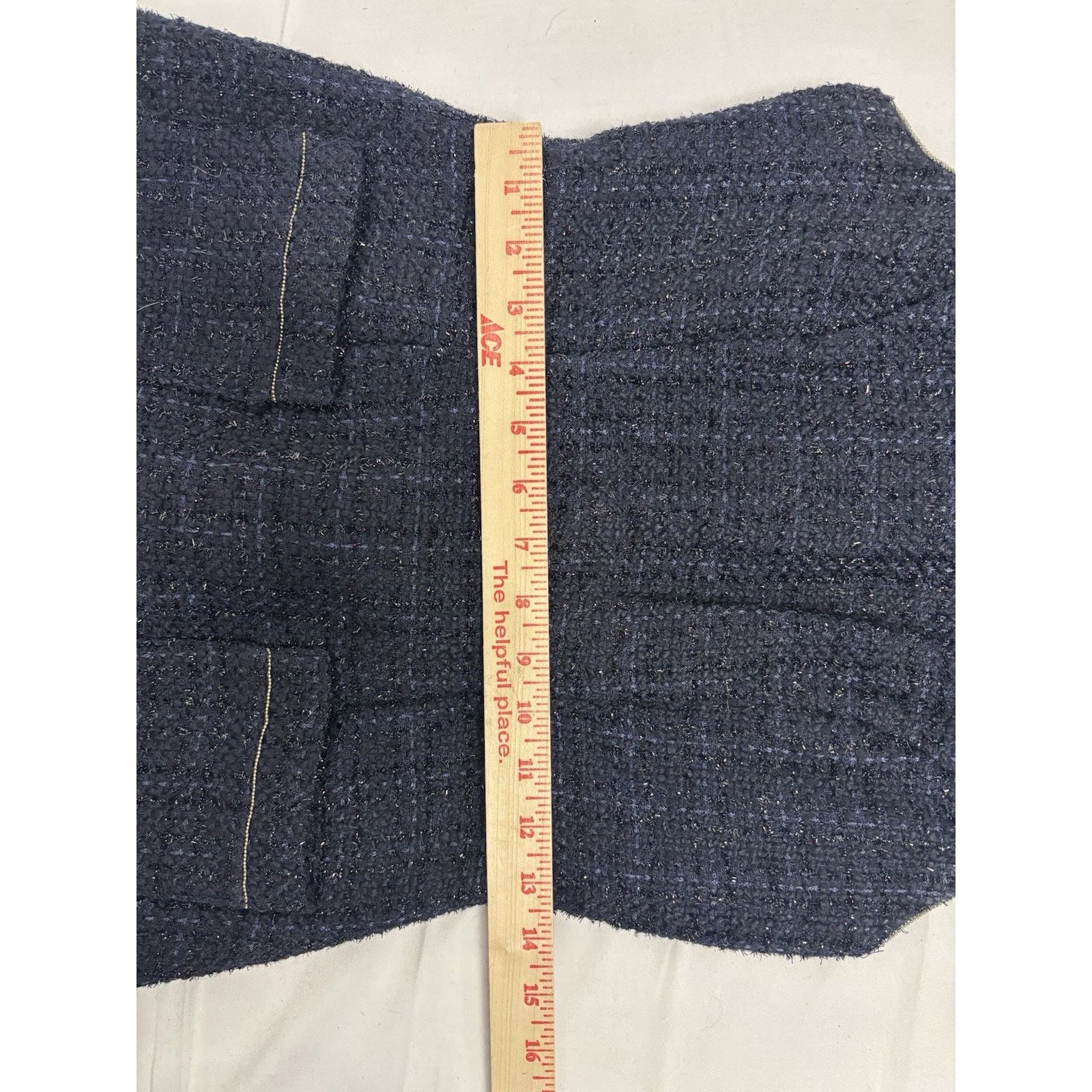 Other Monteau Dark Blue Sparkly Tweed Dress Jumper Sleeveless S Size S / US 4 / IT 40 - 5 Thumbnail