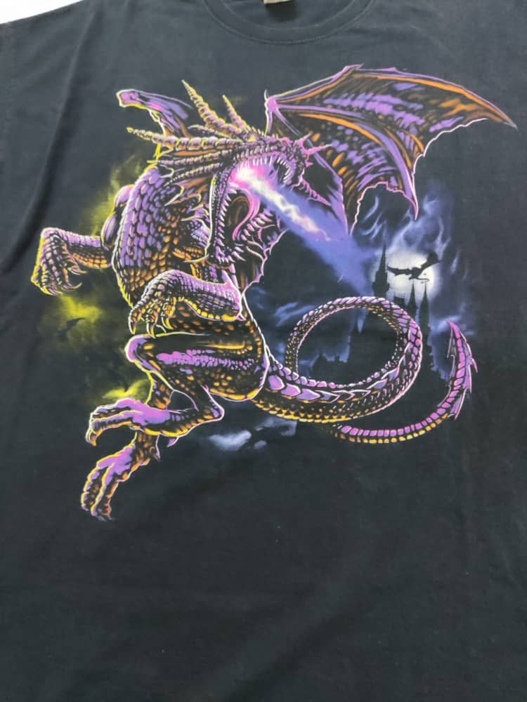 Jerzees Vintage Dragon night mare Size US L / EU 52-54 / 3 - 6 Thumbnail
