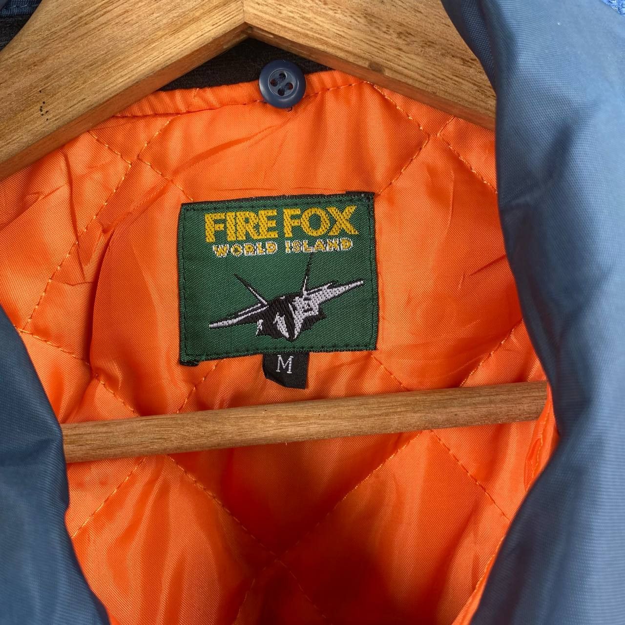 Vintage Vintage Fire Fox Bomber Jacket multi pocket Sun Faded Size US M / EU 48-50 / 2 - 3 Thumbnail