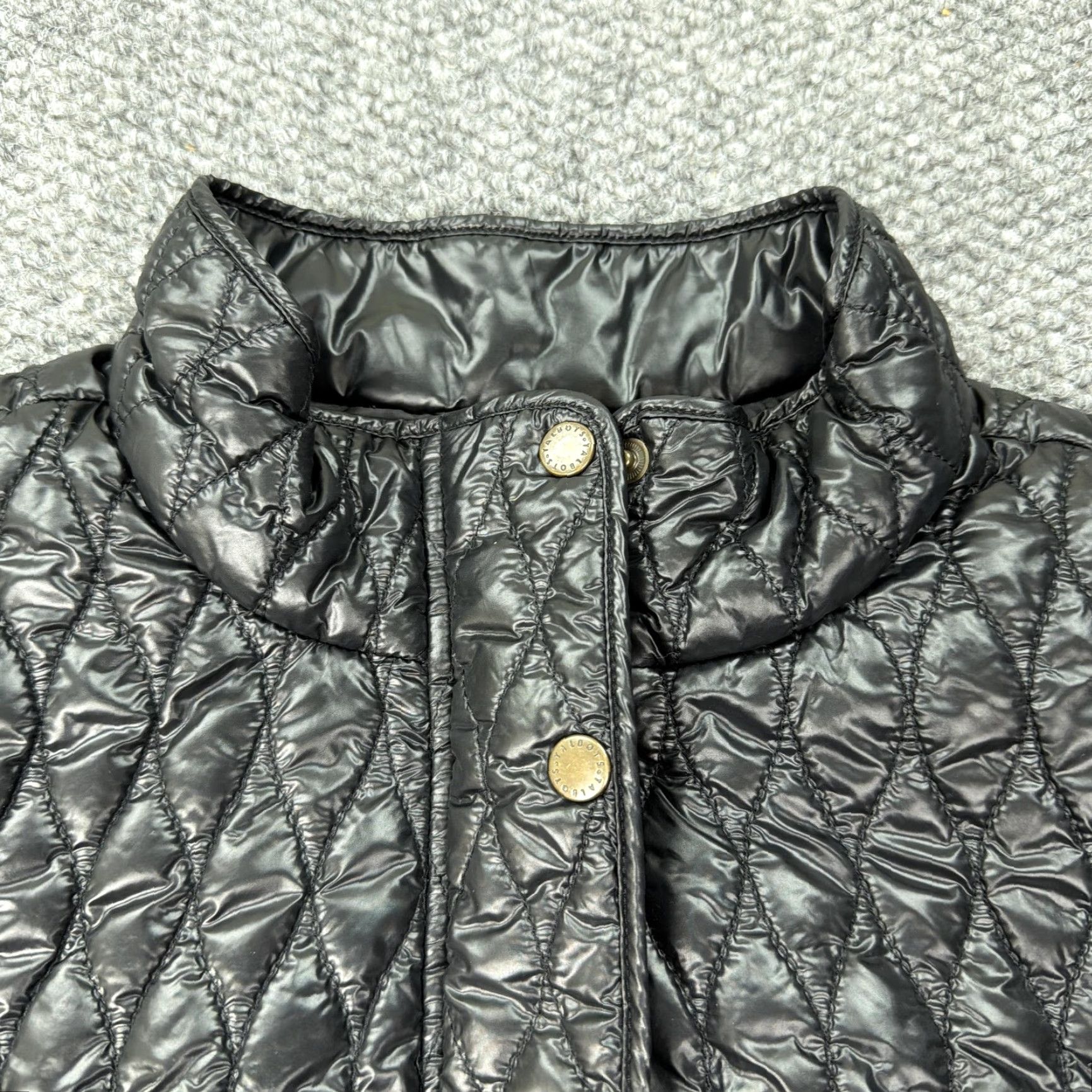 Talbots Talbots Vest Womens Large Black Quilted Puffer Snap Front Sweater Sides Casual Size L / US 10 / IT 46 - 2 Thumbnail