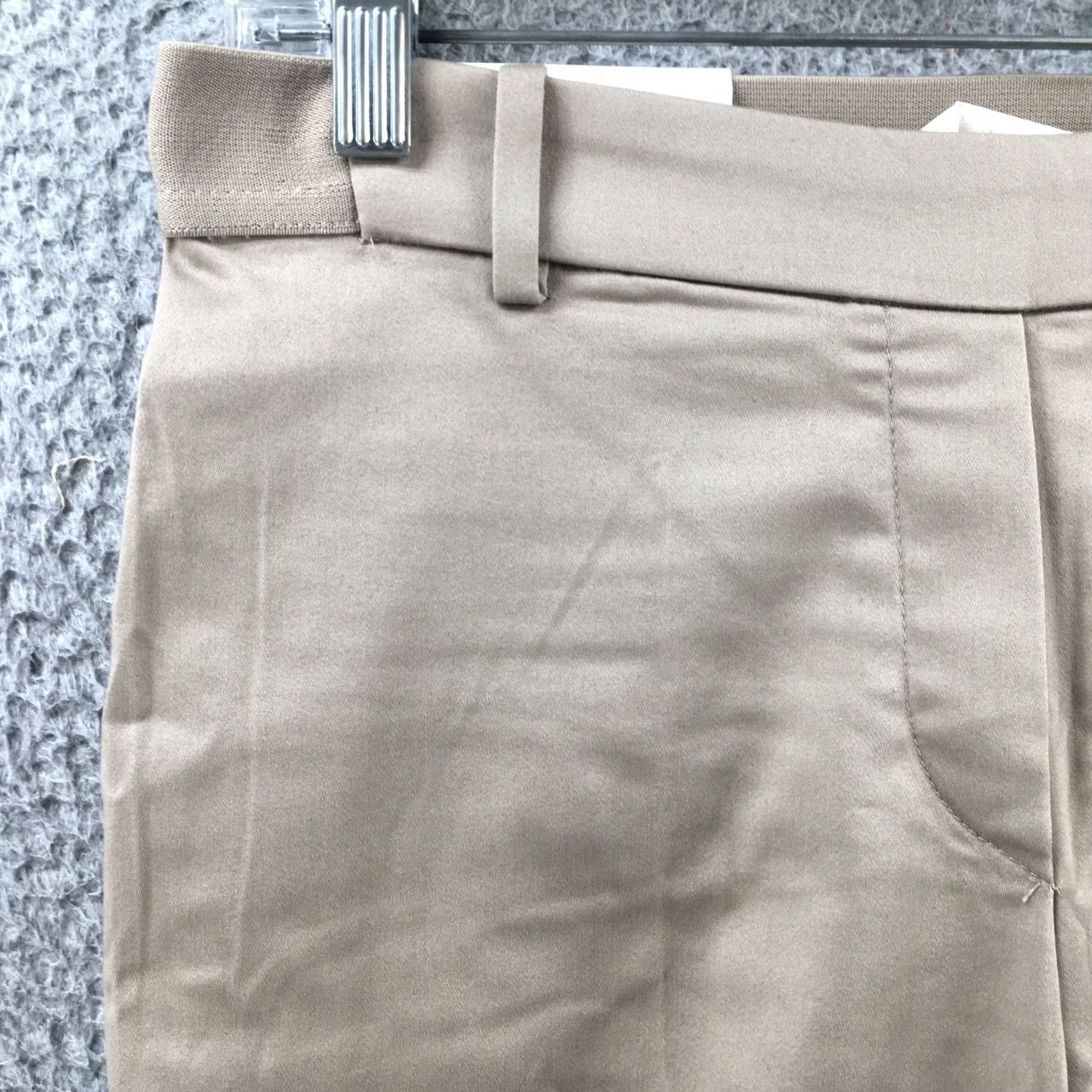 H&M H&M Dress Pants Womens 8 Beige Mid Rise Casual Zip Dress Pants Women Size 30" / US 8 / IT 44 - 3 Thumbnail