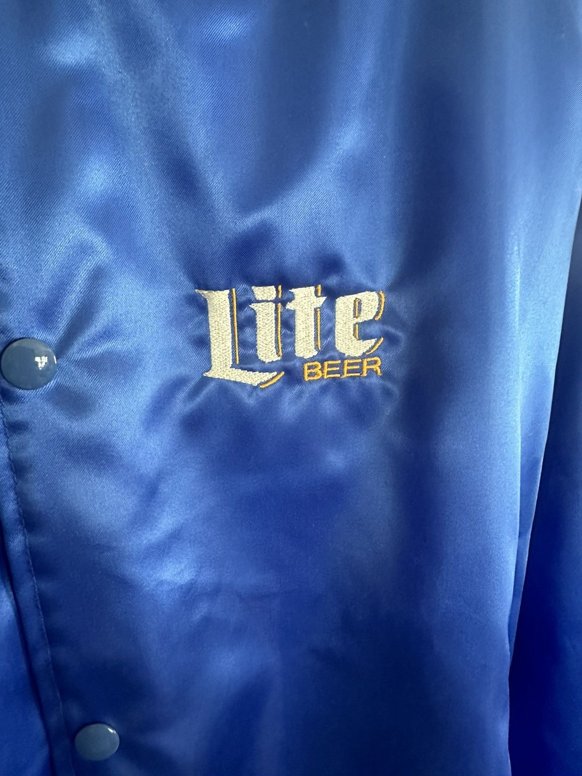 Auburn Sportswear Miller light beer button up jacket Size US L / EU 52-54 / 3 - 2 Thumbnail