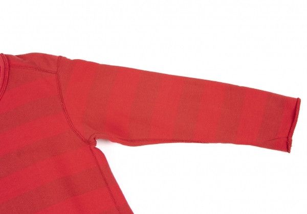 Junya Watanabe Sweatshirt Shadow Border Long Sleeve Red Size US S / EU 44-46 / 1 - 4 Thumbnail