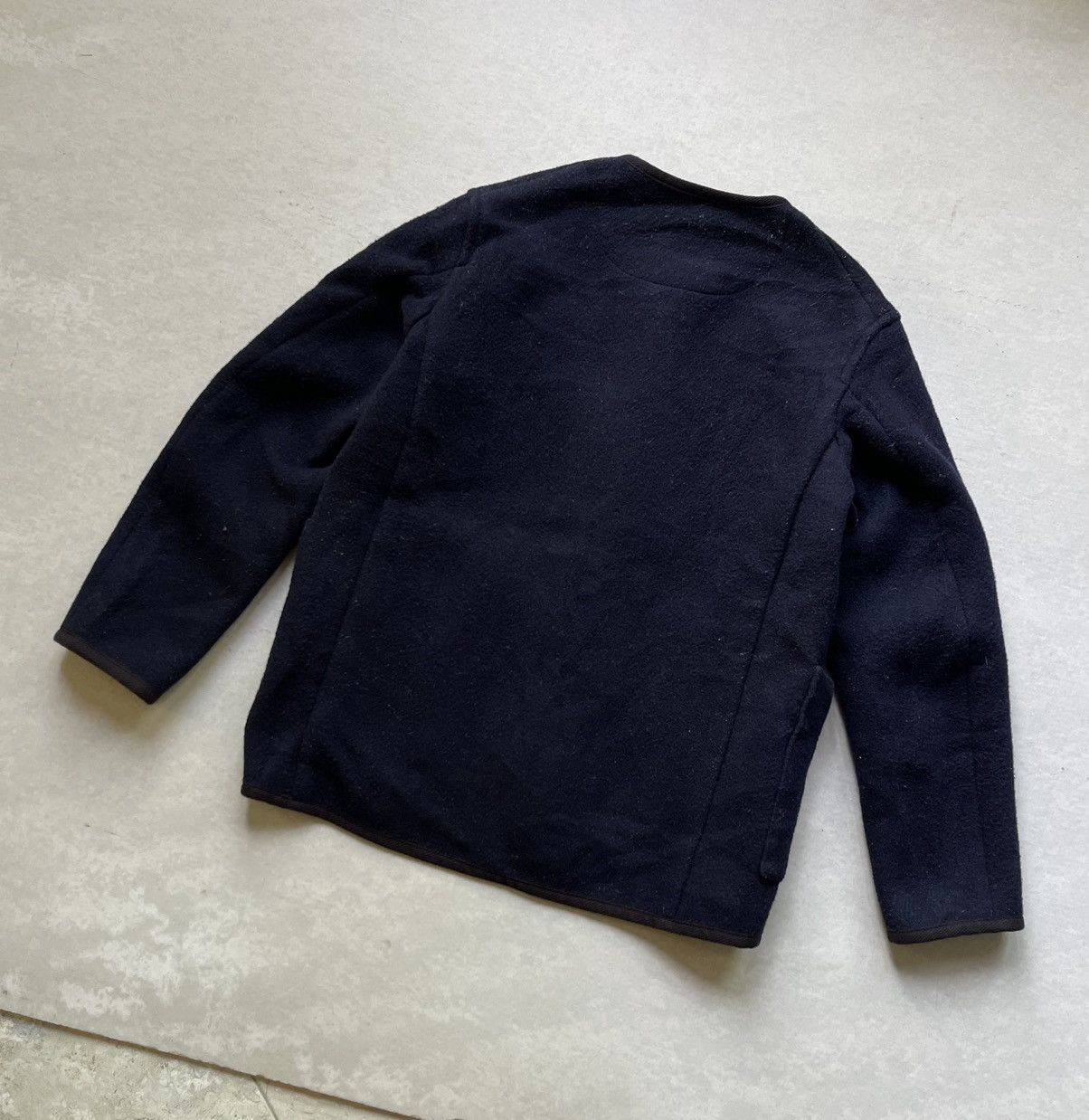 Danton Danton Japan Wool Blend Collarless Button Jacket Size US M / EU 48-50 / 2 - 9 Thumbnail