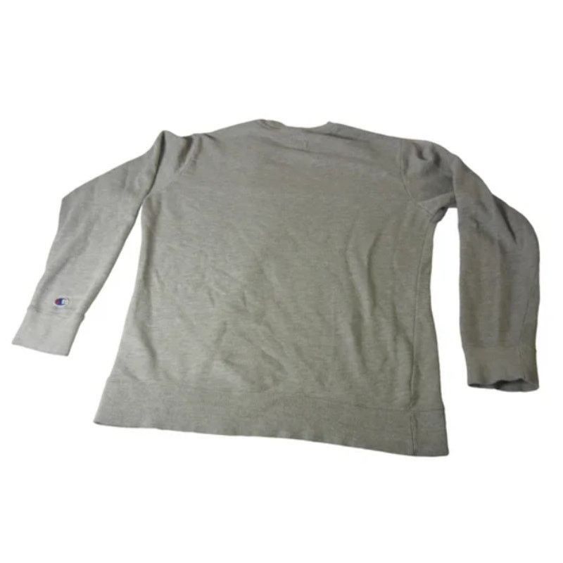 Champion Y2K Streetwear Minimalist Grey Crew Sweatshirt Champion M Size US M / EU 48-50 / 2 - 7 Thumbnail