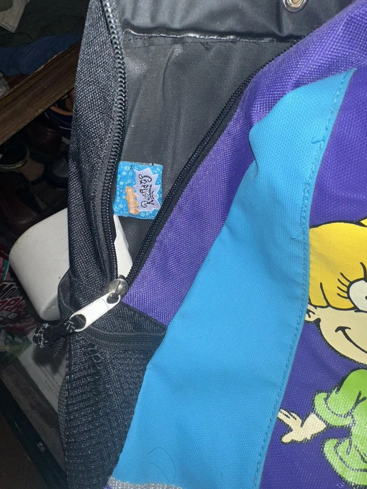 Nickelodeon 90s Rugrats Angelica Kimi Suitcase Backpack Cartoon kidcore Size ONE SIZE - 7 Thumbnail
