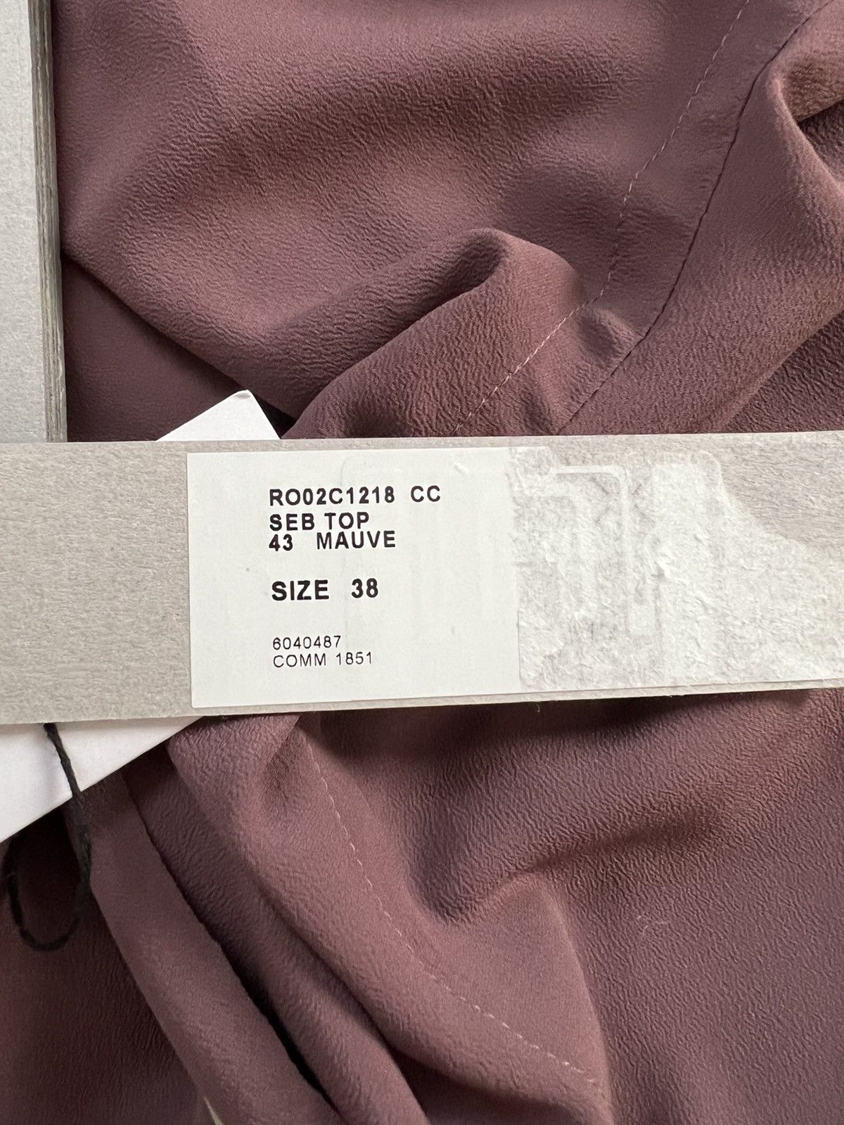 Rick Owens Rick Owens Crepe Seb Top Size XS / US 0-2 / IT 36-38 - 6 Thumbnail