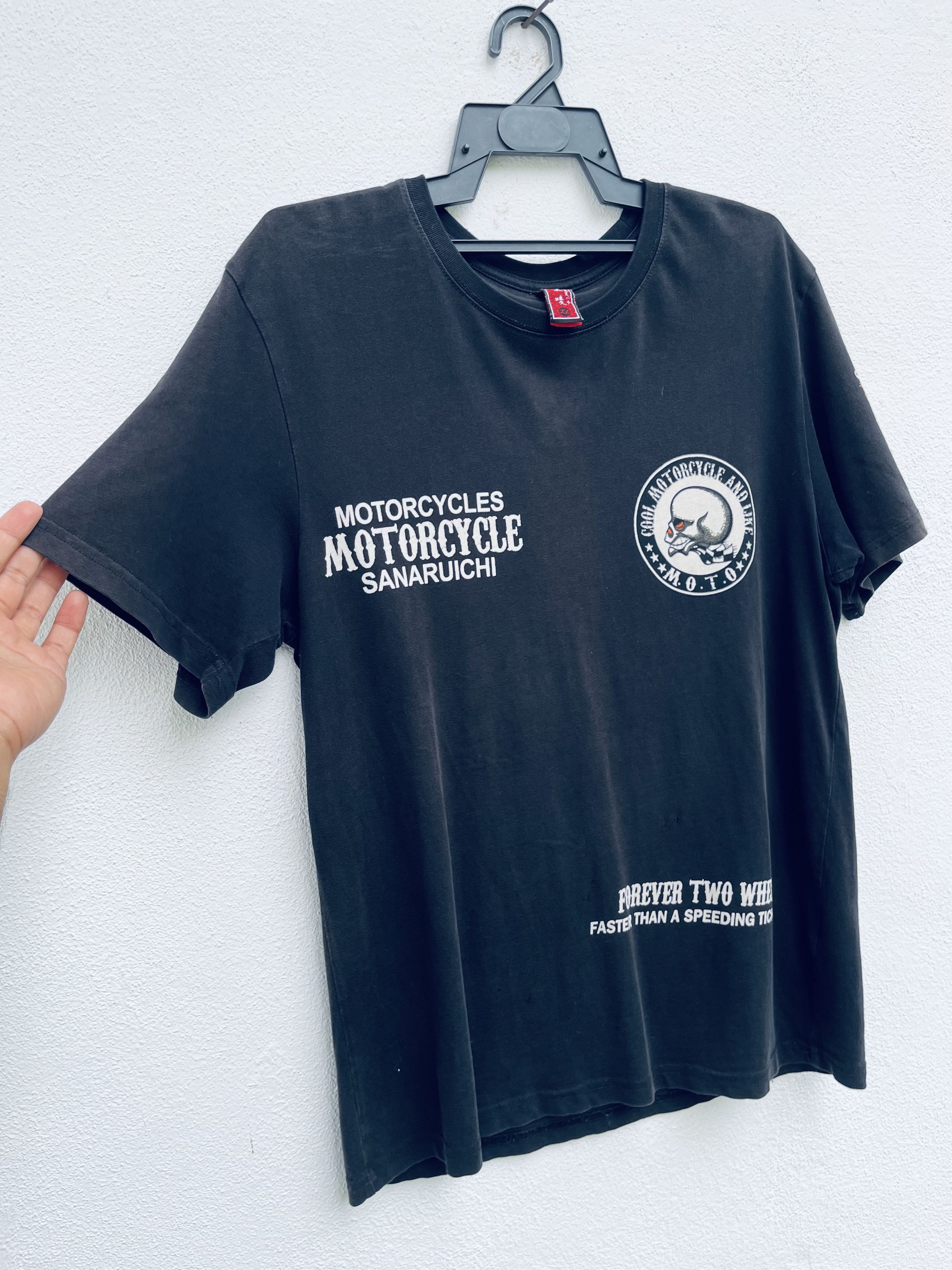 Japanese Brand × Vintage Vintage Sanmaruichi Motorcycle Japanese Fashion Style Shirt Size US L / EU 52-54 / 3 - 3 Thumbnail