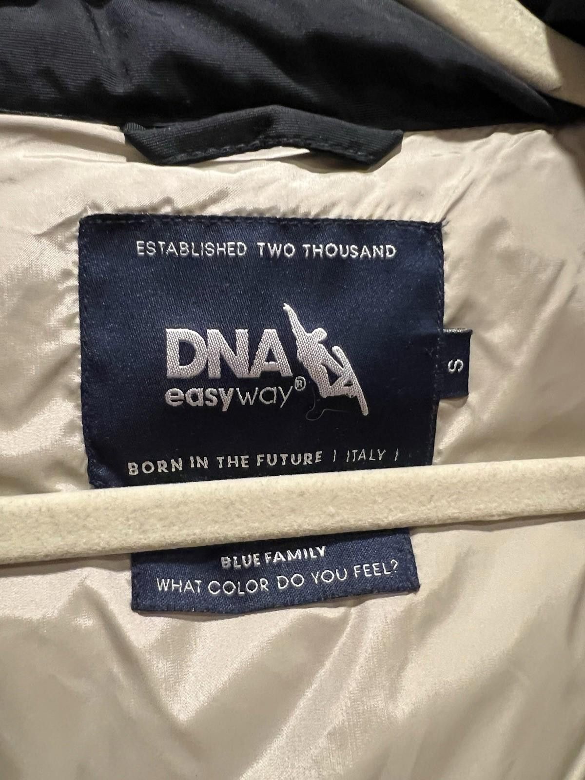 Other DNA Easyway Italy Mens Puffer Navy Blue Down Filled Small Size S / US 4 / IT 40 - 3 Thumbnail