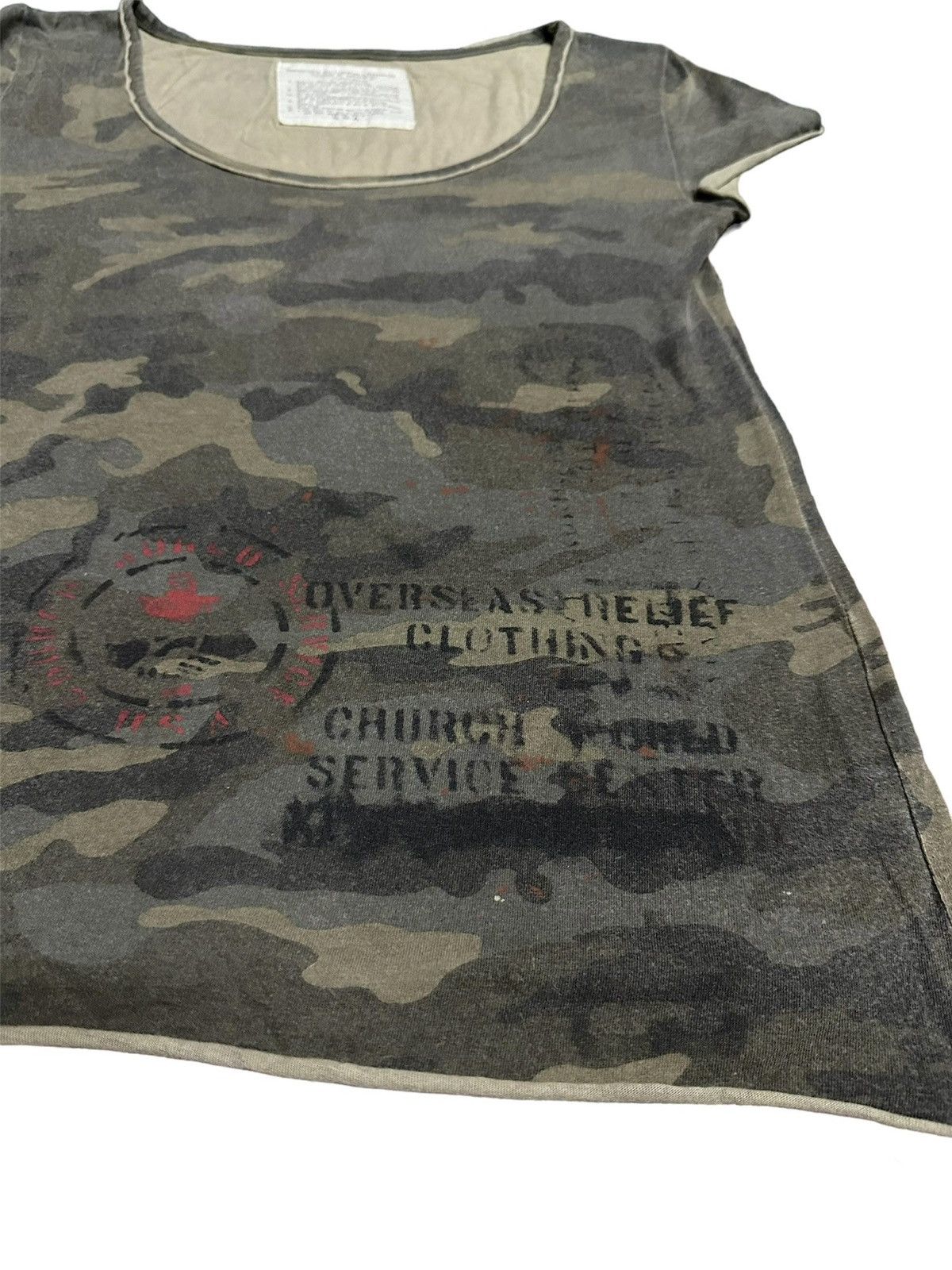 If Six Was Nine 2000s - G.O.A Camo Poem Shirt Size US S / EU 44-46 / 1 - 3 Thumbnail