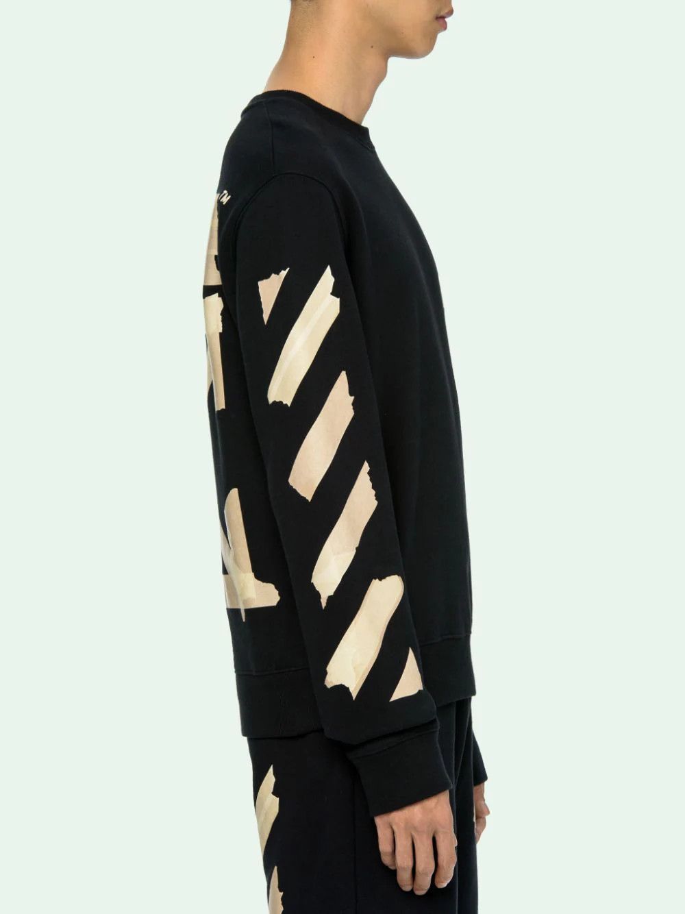 Off-White Black Tape Arrows Logo Sweatshirt Size US M / EU 48-50 / 2 - 4 Thumbnail