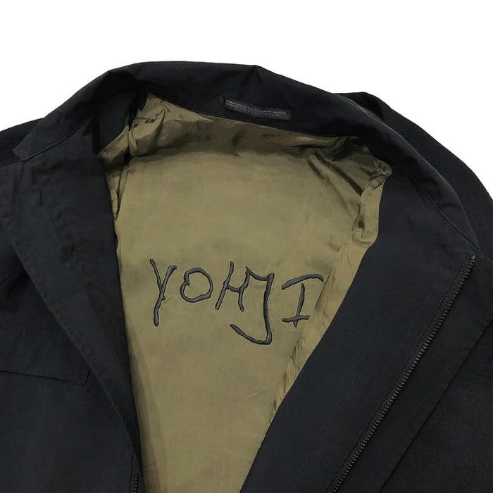 Yohji Yamamoto POUR HOMME 17aw Docking Stole Zipped Coat HK-D23-814 Size US L / EU 52-54 / 3 - 4 Thumbnail
