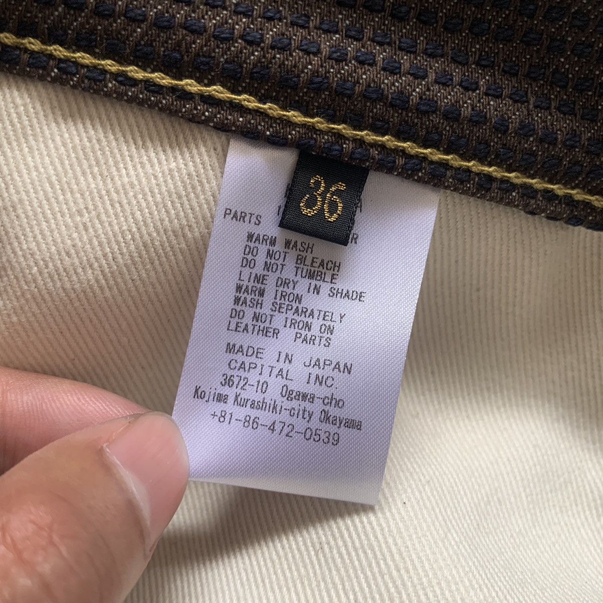 Kapital KAPITAL CENTURY DENIM MONKEY CISCO 5P JEANS Size US 36 / EU 52 - 10 Thumbnail