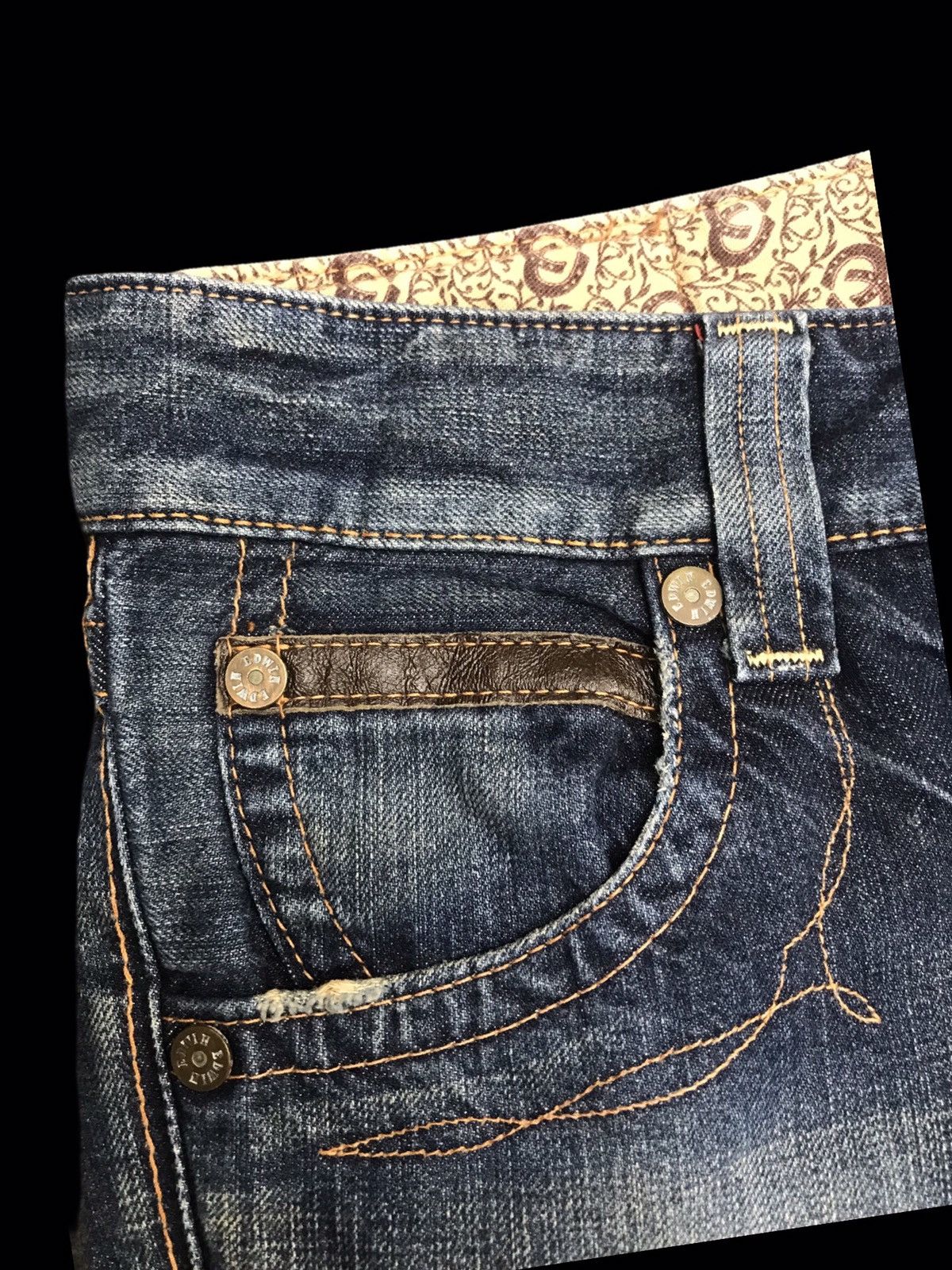 Edwin 💥FLARE💥Archival Rusty EDWIN Stone Wash Denim F62 Size US 30 / EU 46 - 8 Thumbnail