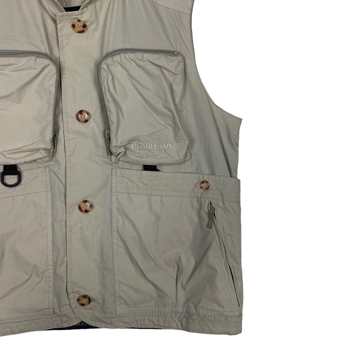 Pendleton PENDLETON Woolen Mills Utility Tactical Vest #0059-C4 Size US S / EU 44-46 / 1 - 5 Thumbnail