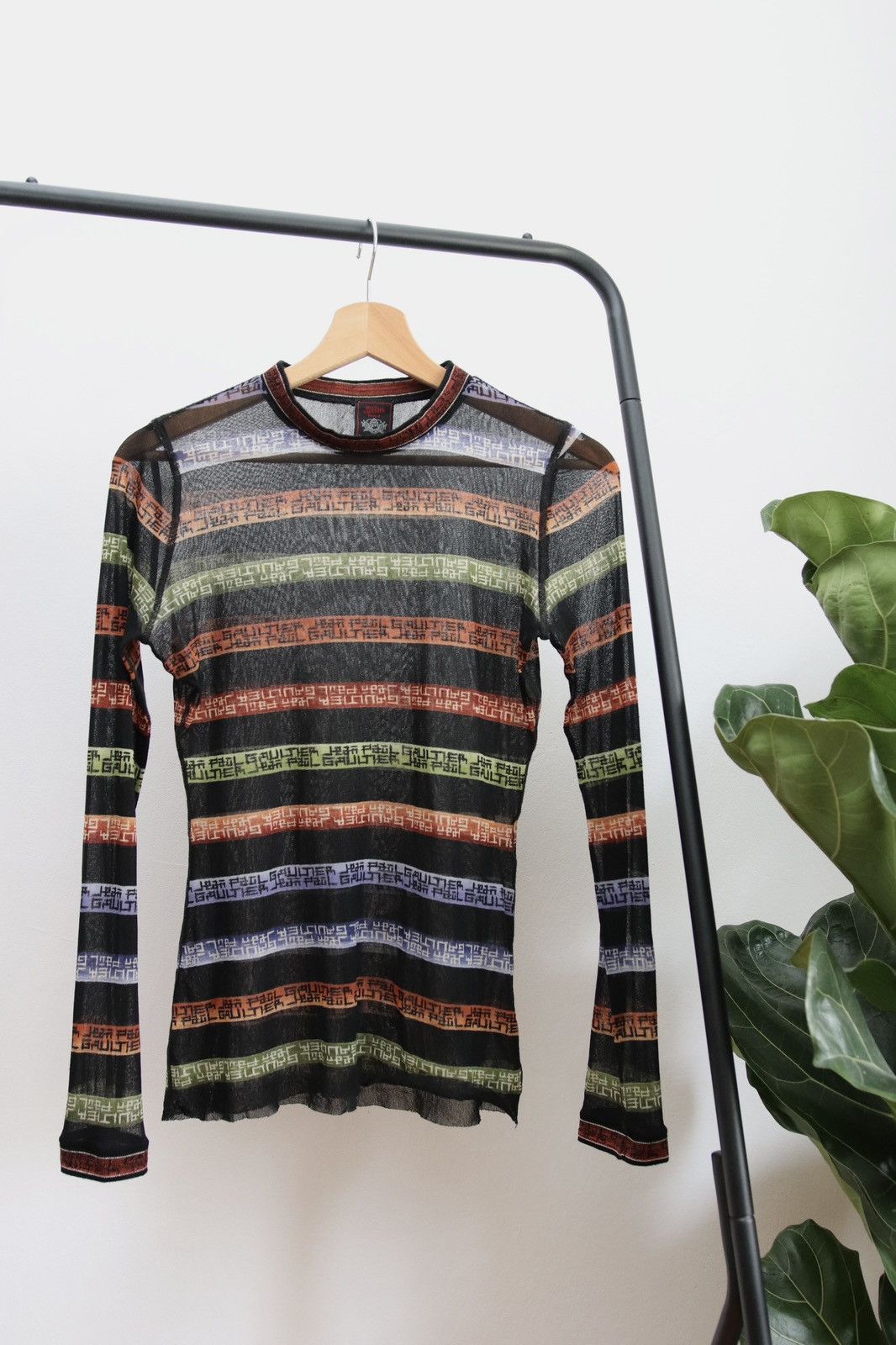 Jean Paul Gaultier Jean Paul Gaultier 90's Fight Racism Mesh