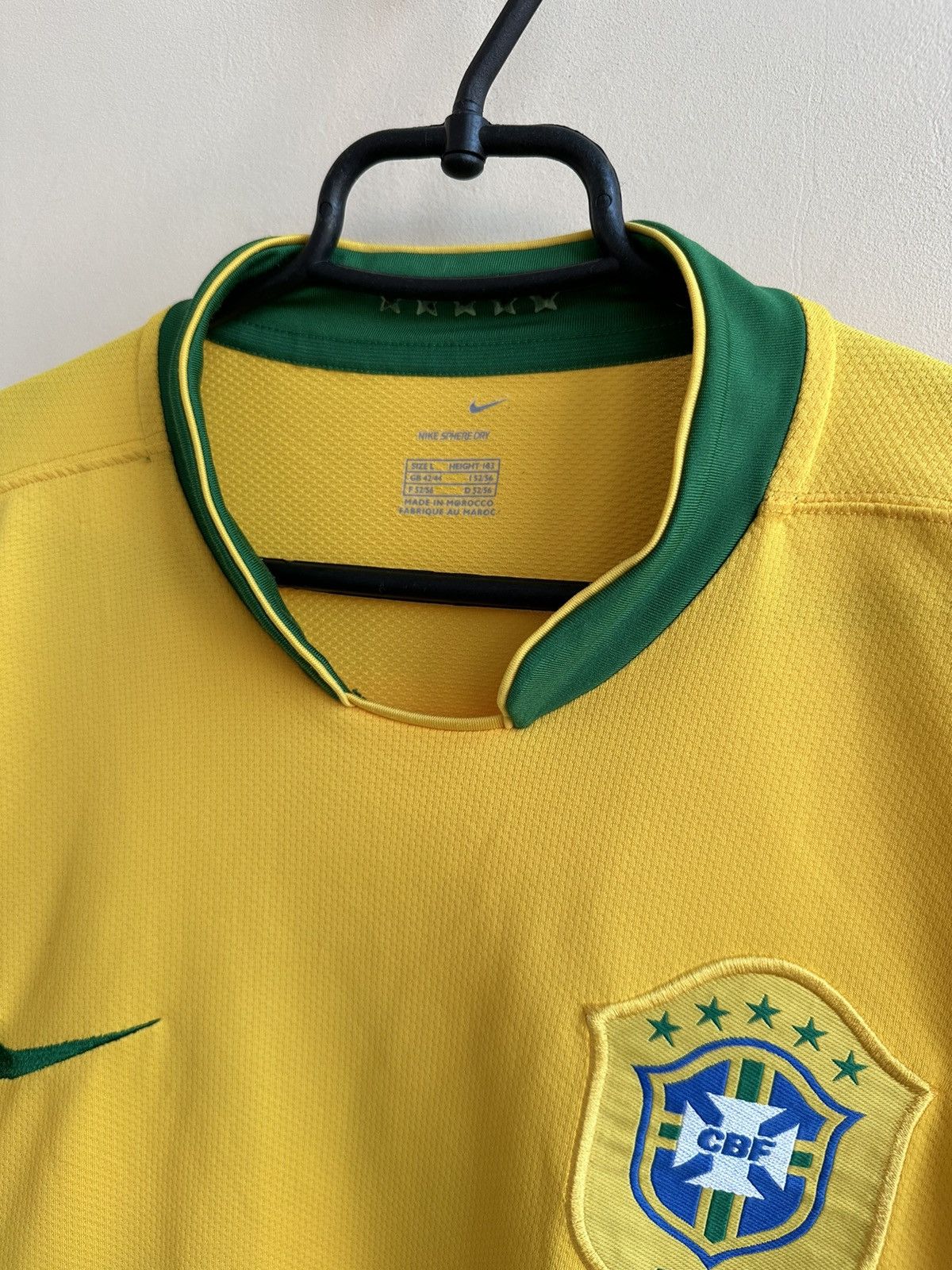 Nike × Vintage Brazil Home Football Shirt Nike Vintage Soccer Jersey Size US L / EU 52-54 / 3 - 5 Thumbnail