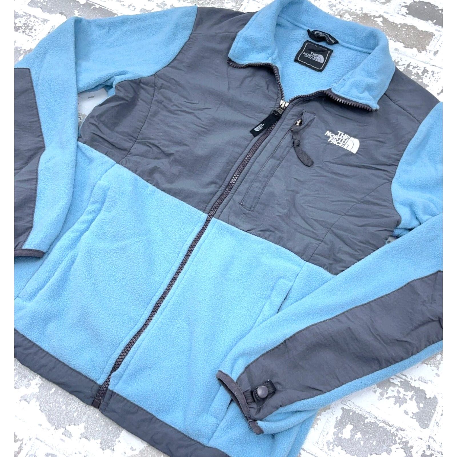 The North Face The North Face Jacket Women S Blue Denali Interchange Full Zip Fleece Polyester Logo Zipper Embroidered Casual Outerwear Classic Jacket Size S / US 4 / IT 40 - 3 Thumbnail