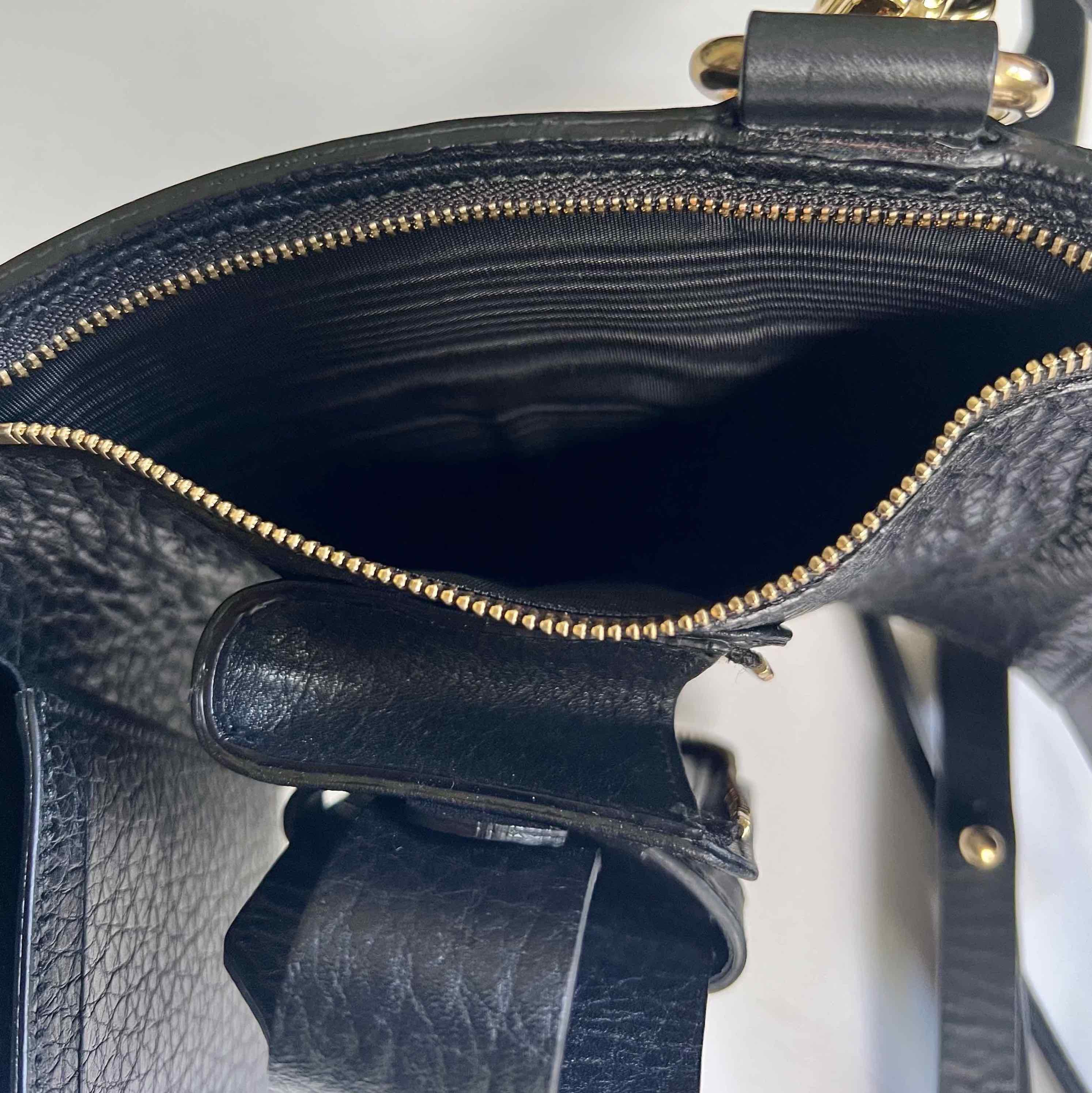 Other Loes Vrij Glorious Gun Black Gold Leather Bag Size ONE SIZE - 9 Thumbnail