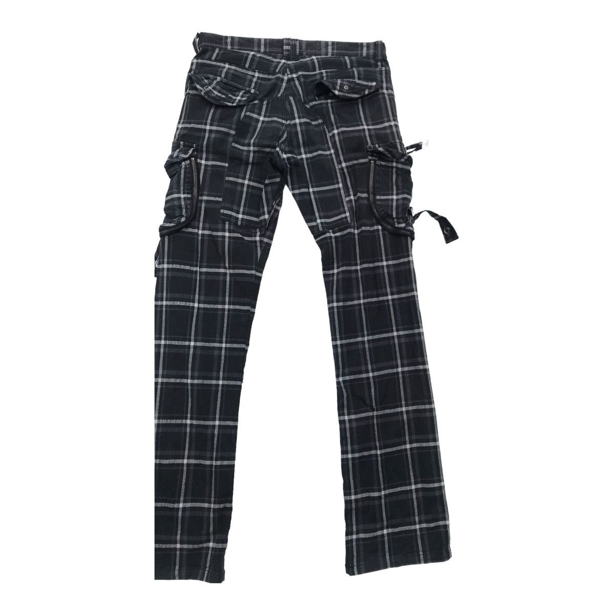 Other 31040=Skkone Checked Multipocket Utility Cargo Pants Size US 30 / EU 46 - 9 Thumbnail