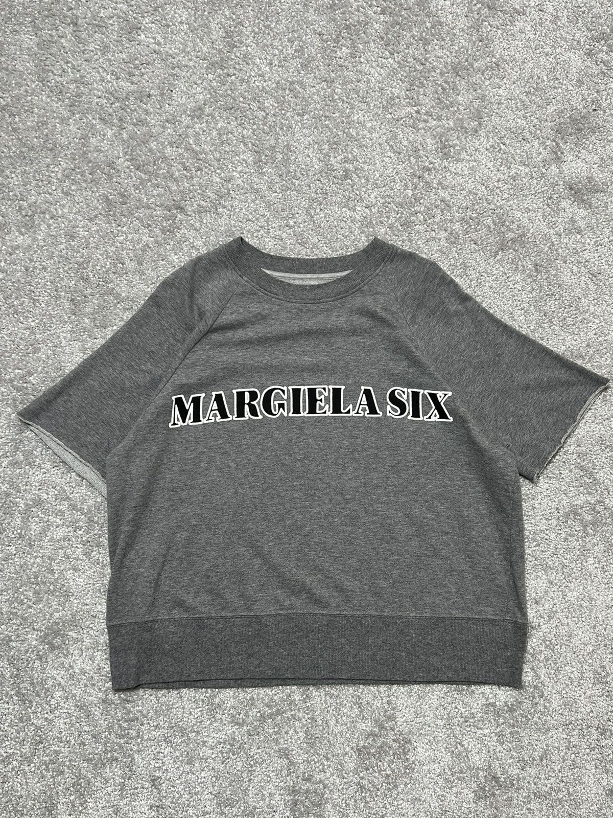 Maison Margiela Maison Margiela Six Cropped Sweatshirt Size XS Size US XS / EU 42 / 0 - 2 Thumbnail