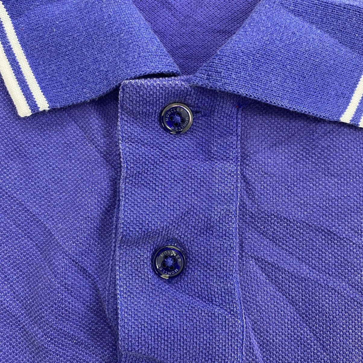 Moncler Vintage Moncler Maglia Manica Corta Polo Shirt Luxury Size US S / EU 44-46 / 1 - 7 Thumbnail