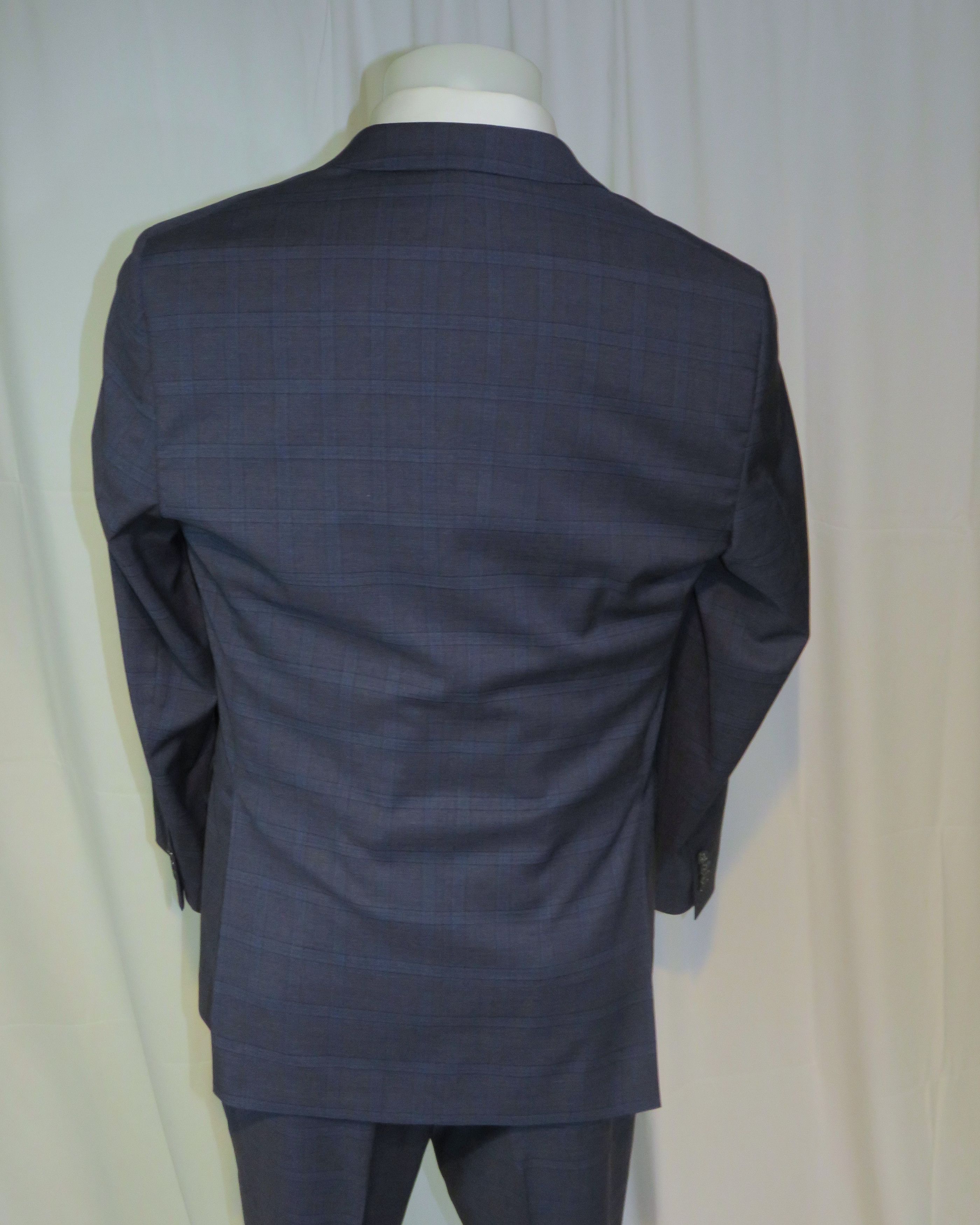 Brooks Brothers 1818 Classic Reda Current Blue Plaid Suit 40R NWT $1300 Size 40R - 10 Thumbnail
