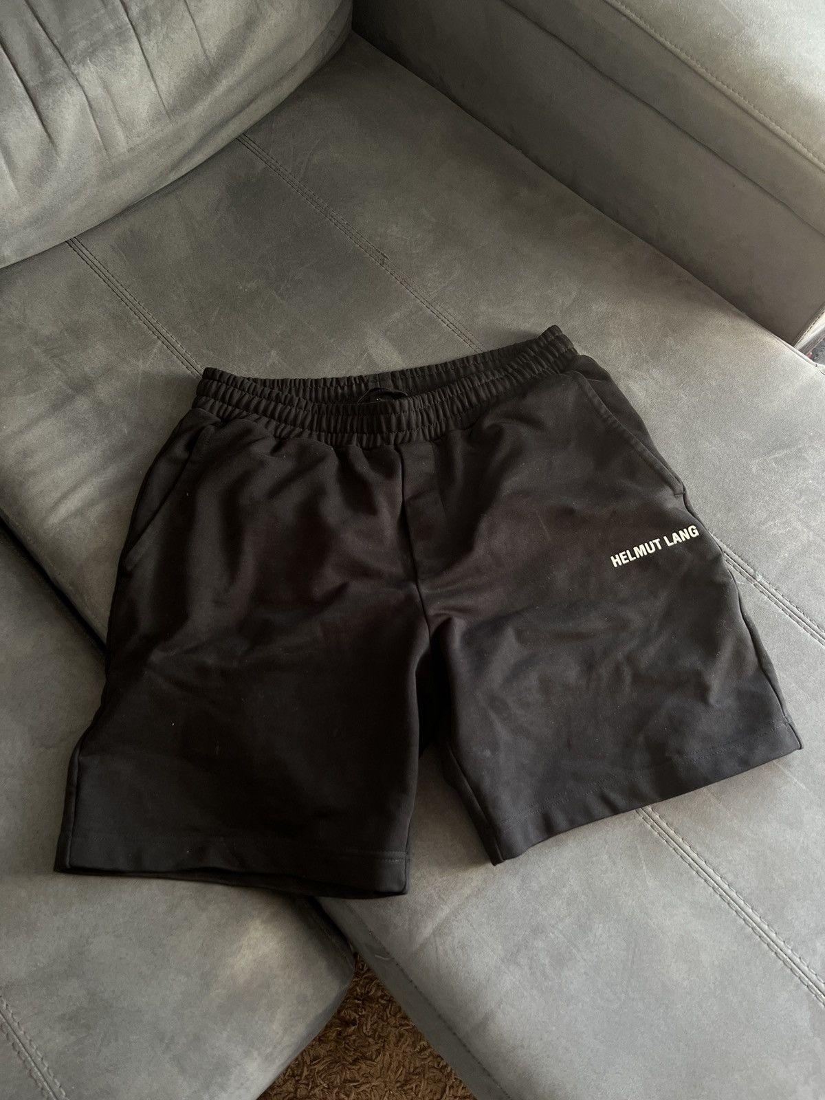 Helmut Lang Helmut Lang black shorts Size US 33 - 1 Thumbnail