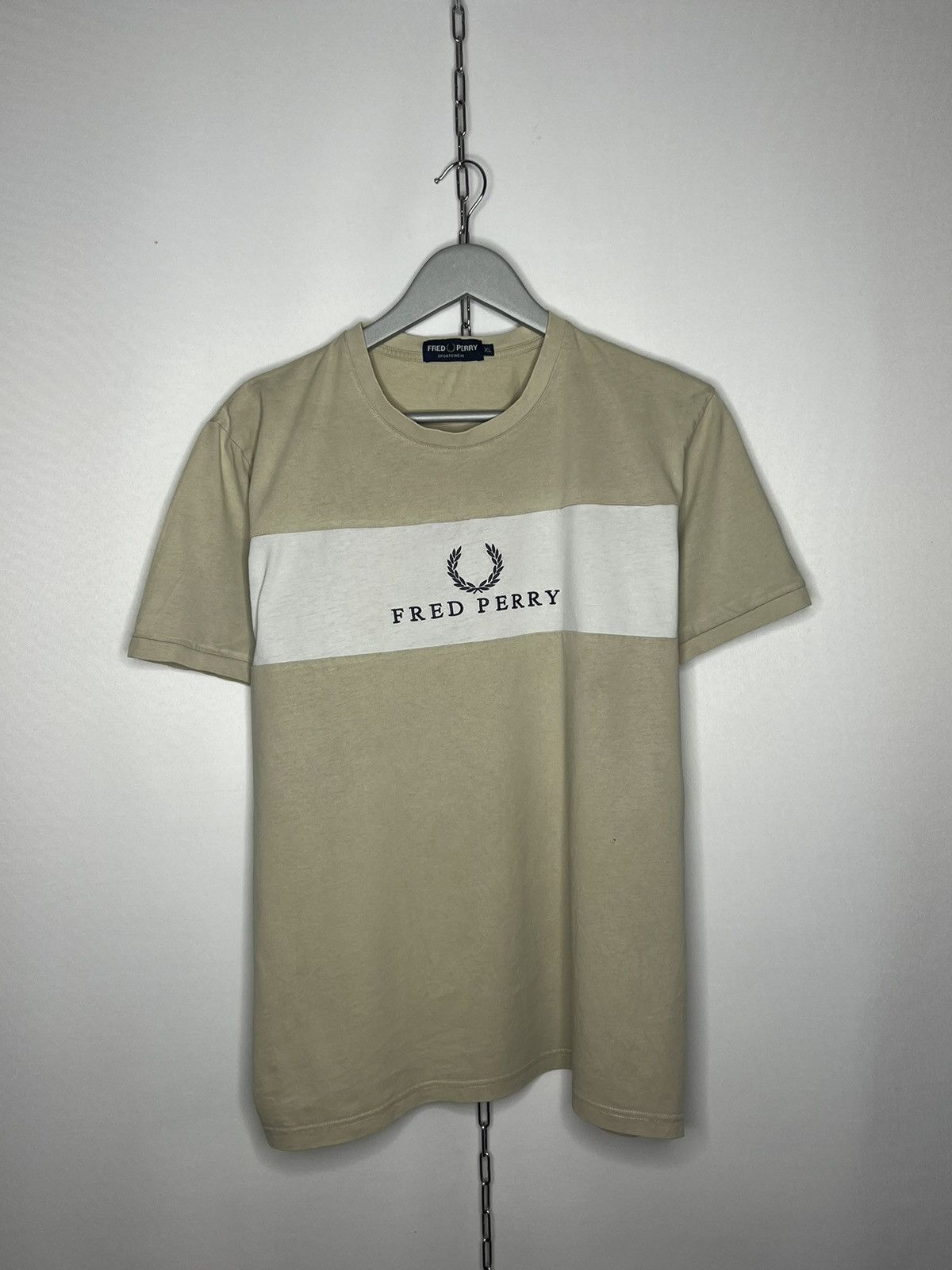 Fred Perry × Vintage 🔥 Vintage Rare Fred Perry Big Logo T-Shirt Tee 🔥 Size US XL / EU 56 / 4 - 1 Thumbnail