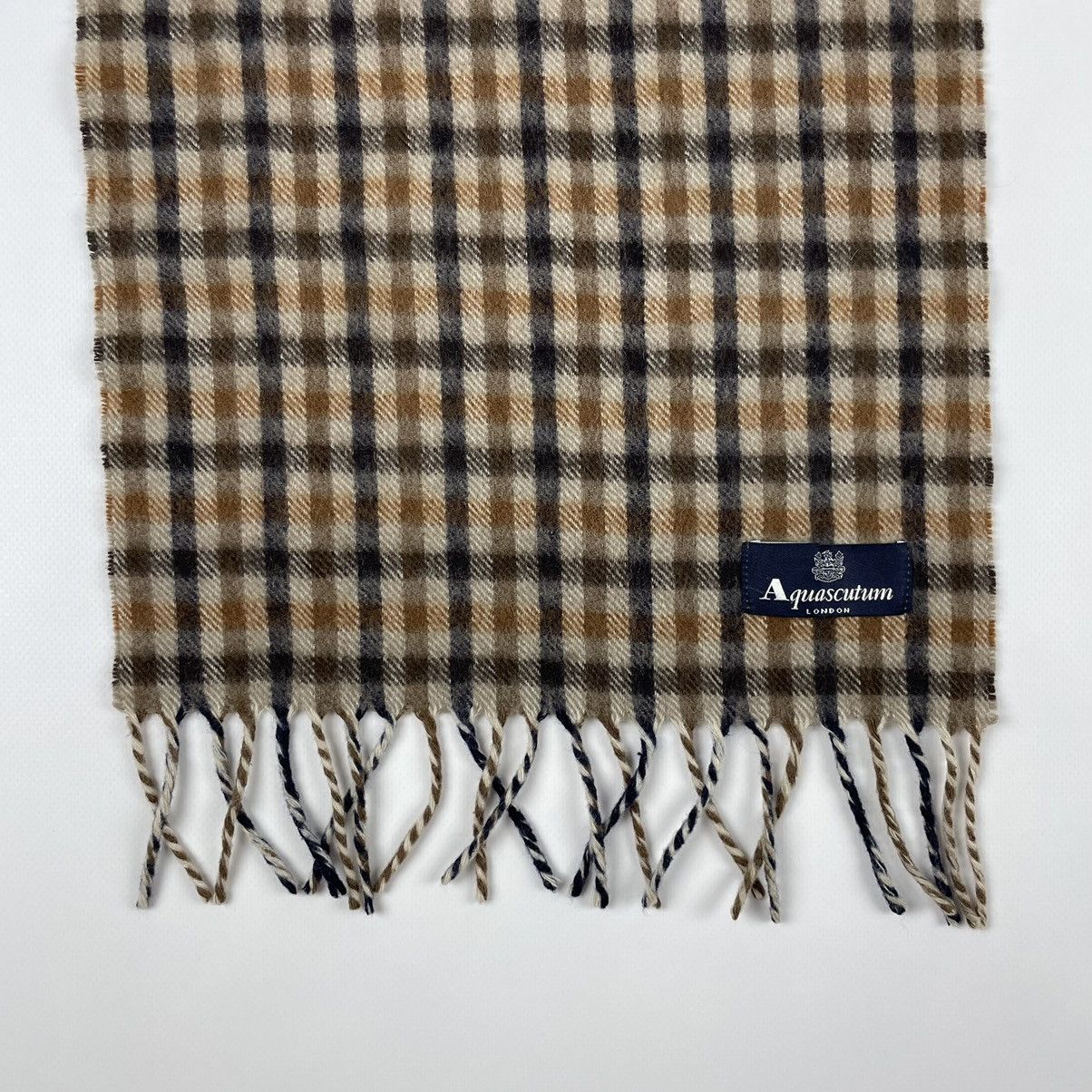 Aquascutum Aquascutum Vintage Cashmere Scarf Size ONE SIZE - 6 Thumbnail