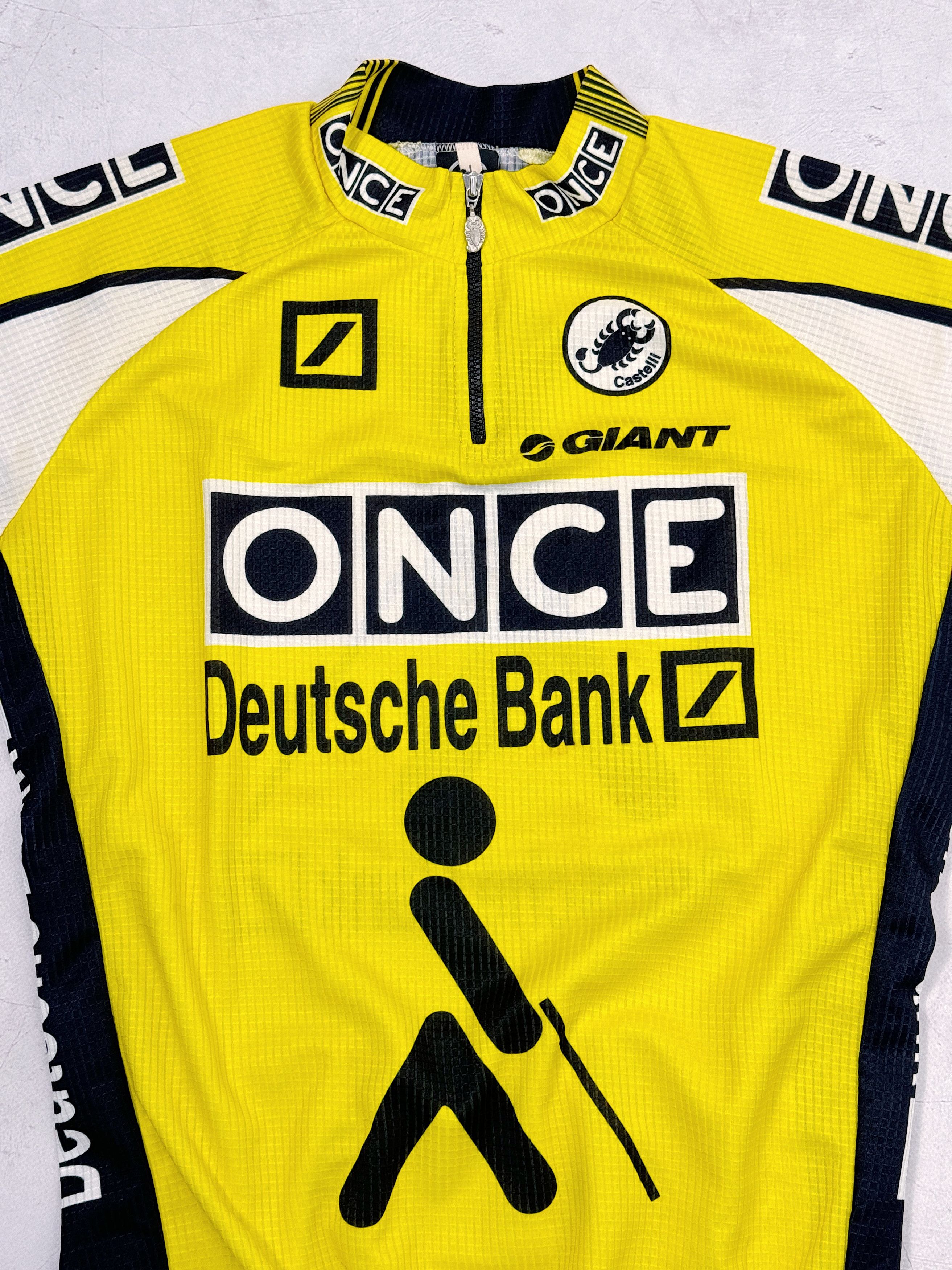 Vintage Vintage Castelli Cycling Jersey Giant Deutche Bank Once Size US M / EU 48-50 / 2 - 3 Thumbnail