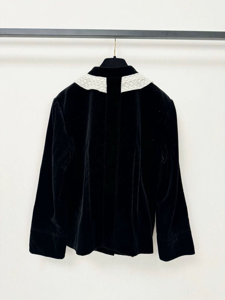 Dior Dior Velvet Lace Jacket Almost New Condition-2505 Size M / US 6-8 / IT 42-44 - 4 Thumbnail