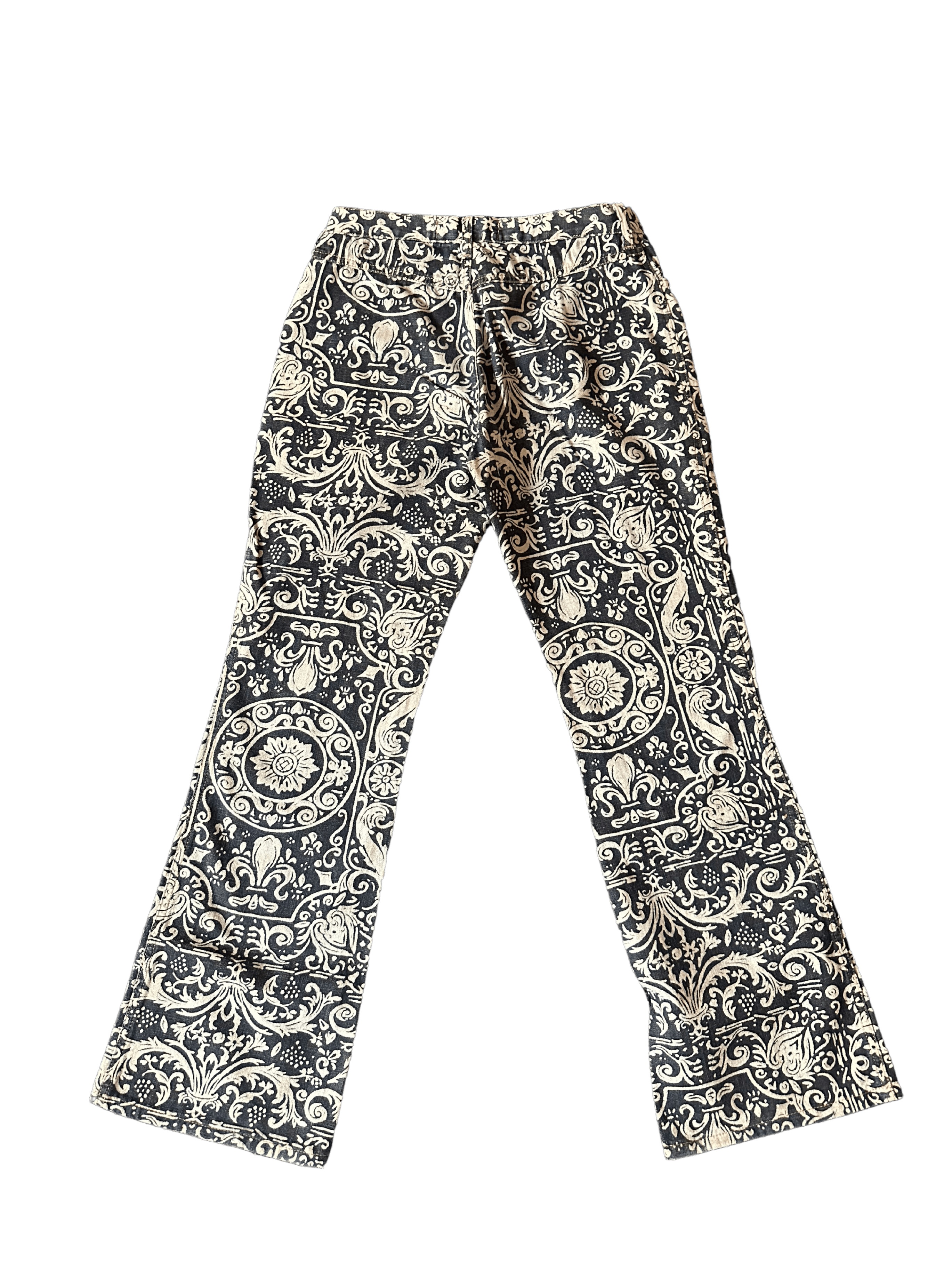 Moschino Moschino Baroque Print Denim Size 27" / US 4 / IT 40 - 3 Thumbnail