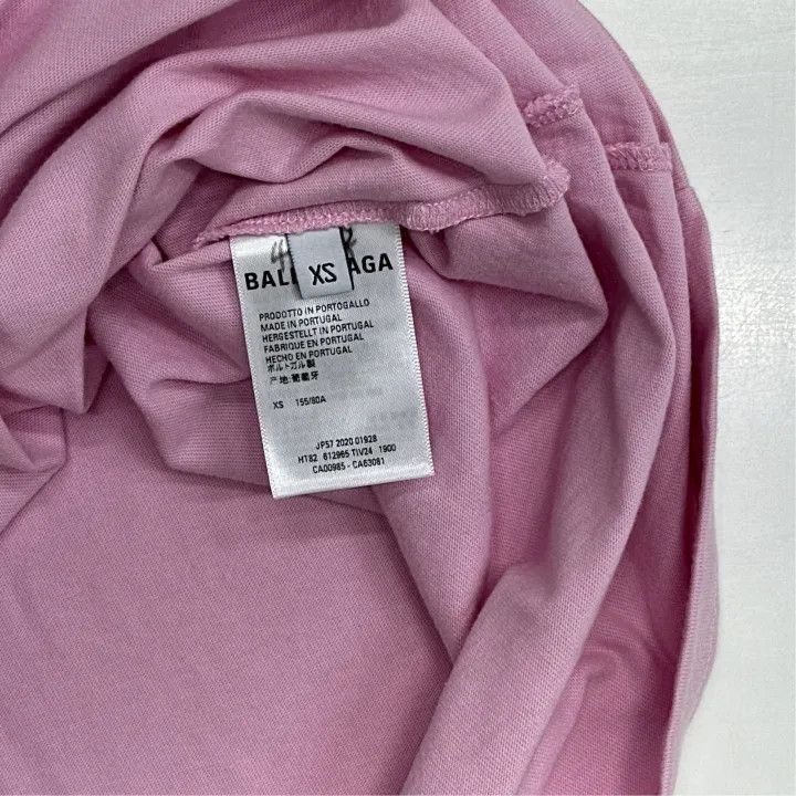 Balenciaga Balenciaga Crew Cotton Short Sleeve T-Shirt 0079-2507 Size XS / US 0-2 / IT 36-38 - 2 Thumbnail