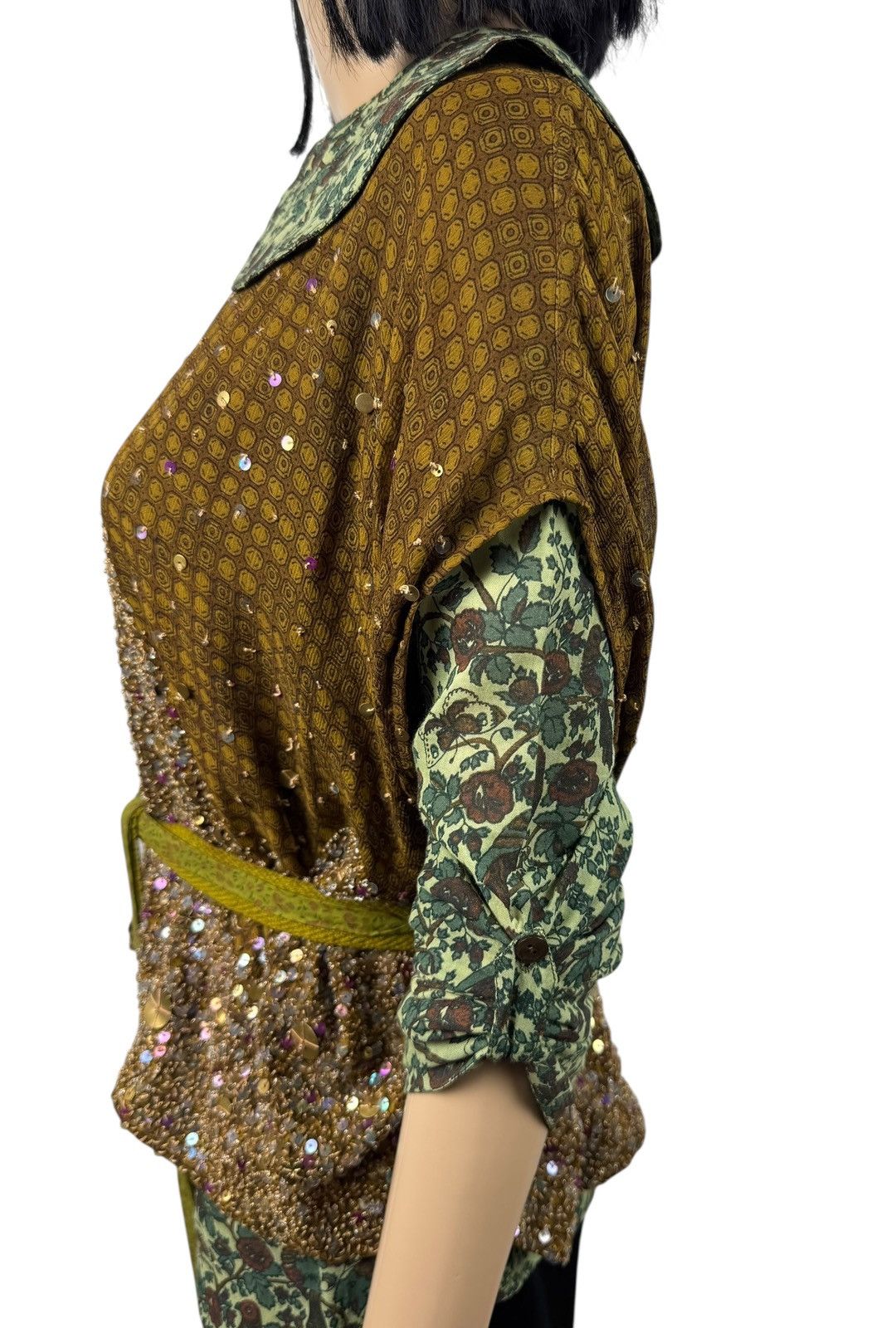 Other Sabyasachi 2in1 Shirt Cotton Silk Vest Hand Stitched size 10 Size M / US 6-8 / IT 42-44 - 7 Thumbnail