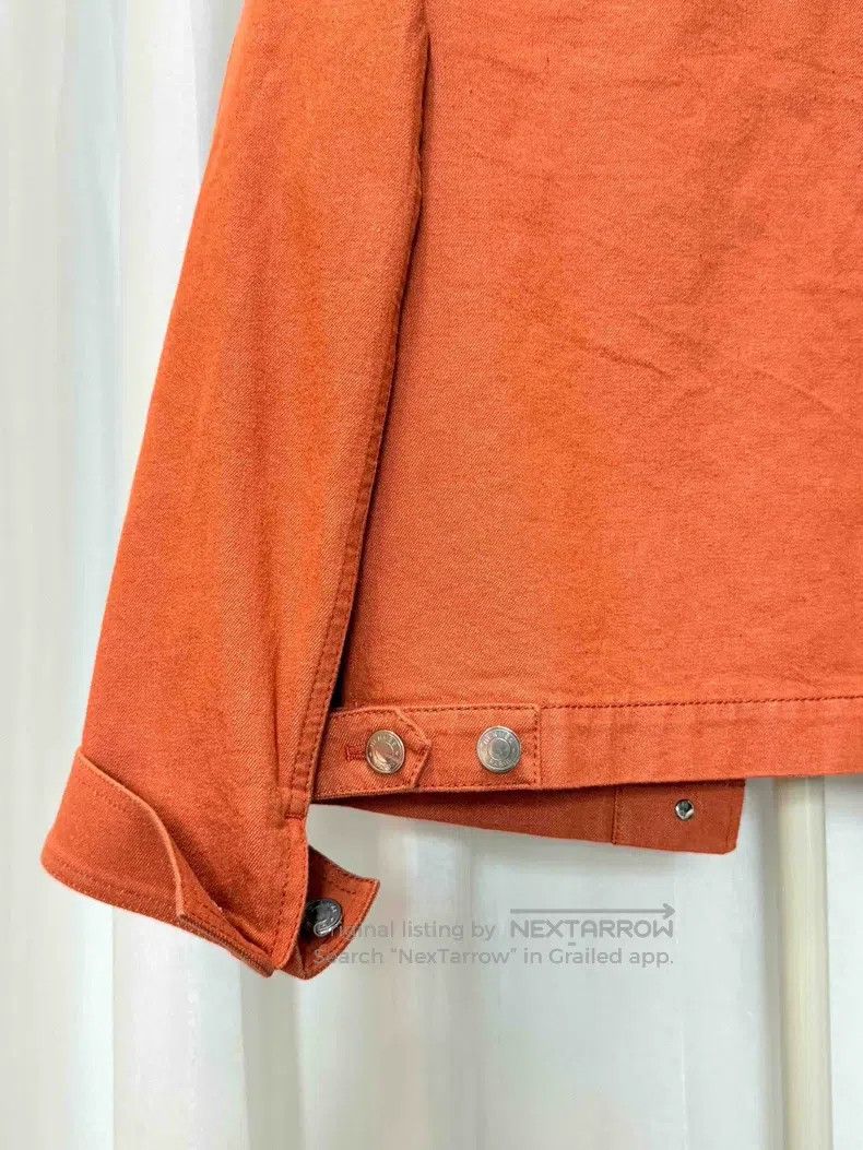 Hermes Hermes Orange Short Denim Jacket Size XS / US 0-2 / IT 36-38 - 5 Thumbnail