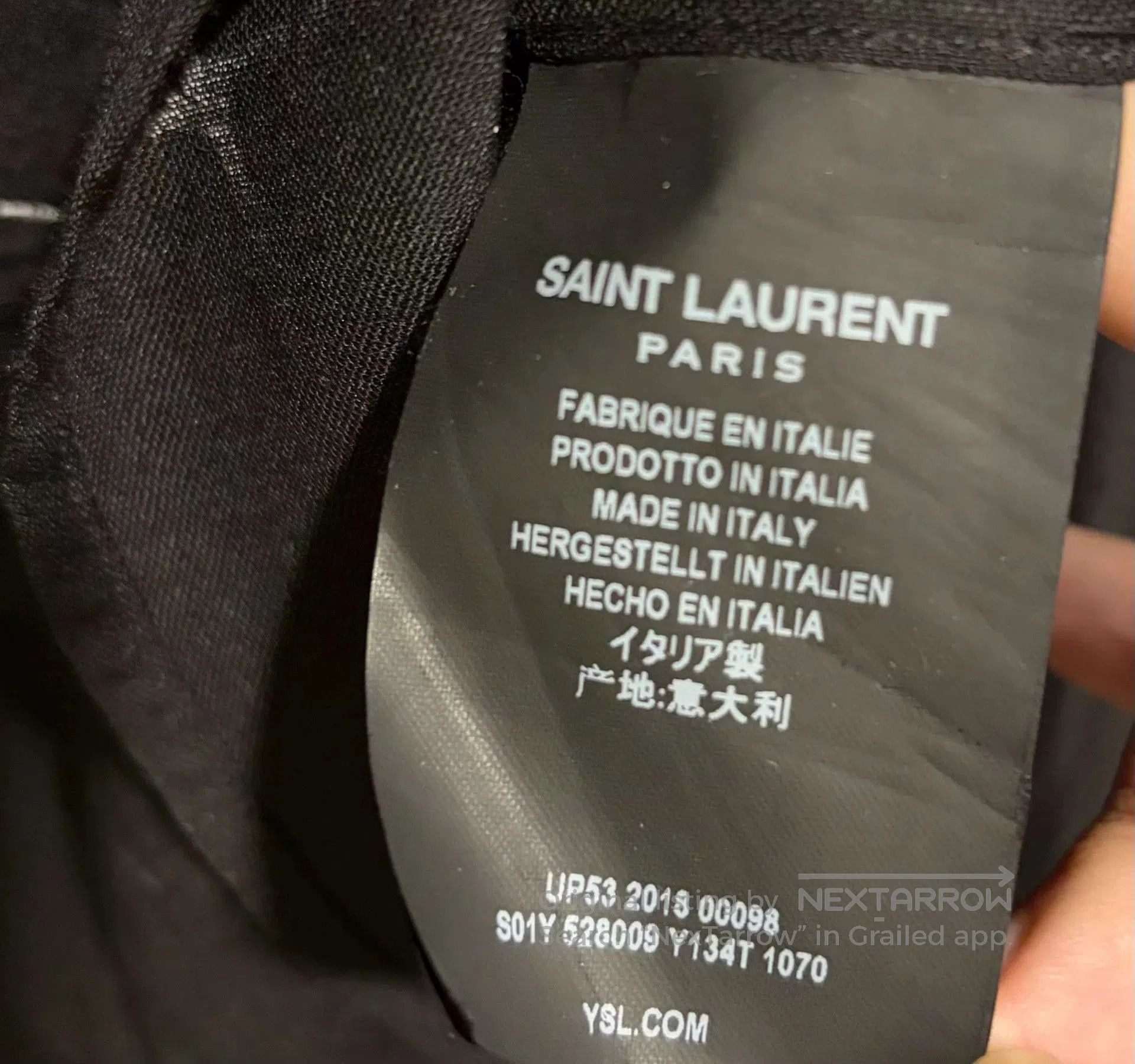 Saint Laurent Paris Saint Laurent Black Star Print Shirt. Size M / US 6-8 / IT 42-44 - 6 Thumbnail