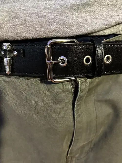 Japanese Brand Bullet Studded Belt Size 34 - 4 Thumbnail