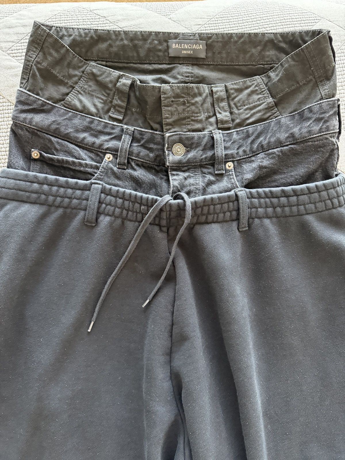 Balenciaga Balenciaga 3 Layer Sweats Size US 32 / EU 48 - 2 Thumbnail