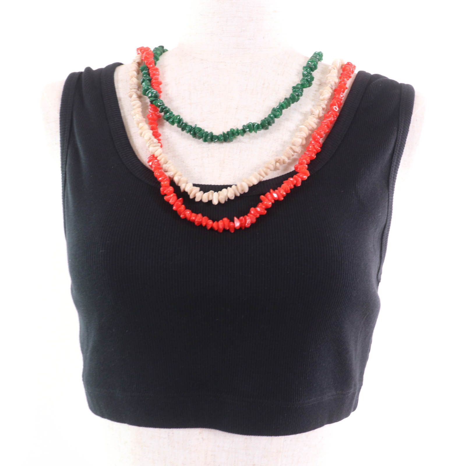 Loewe Loewe Paula's Ibiza Tank top Necklace Top Cotton Tops S616Y27X32 DUTY FREE for USA