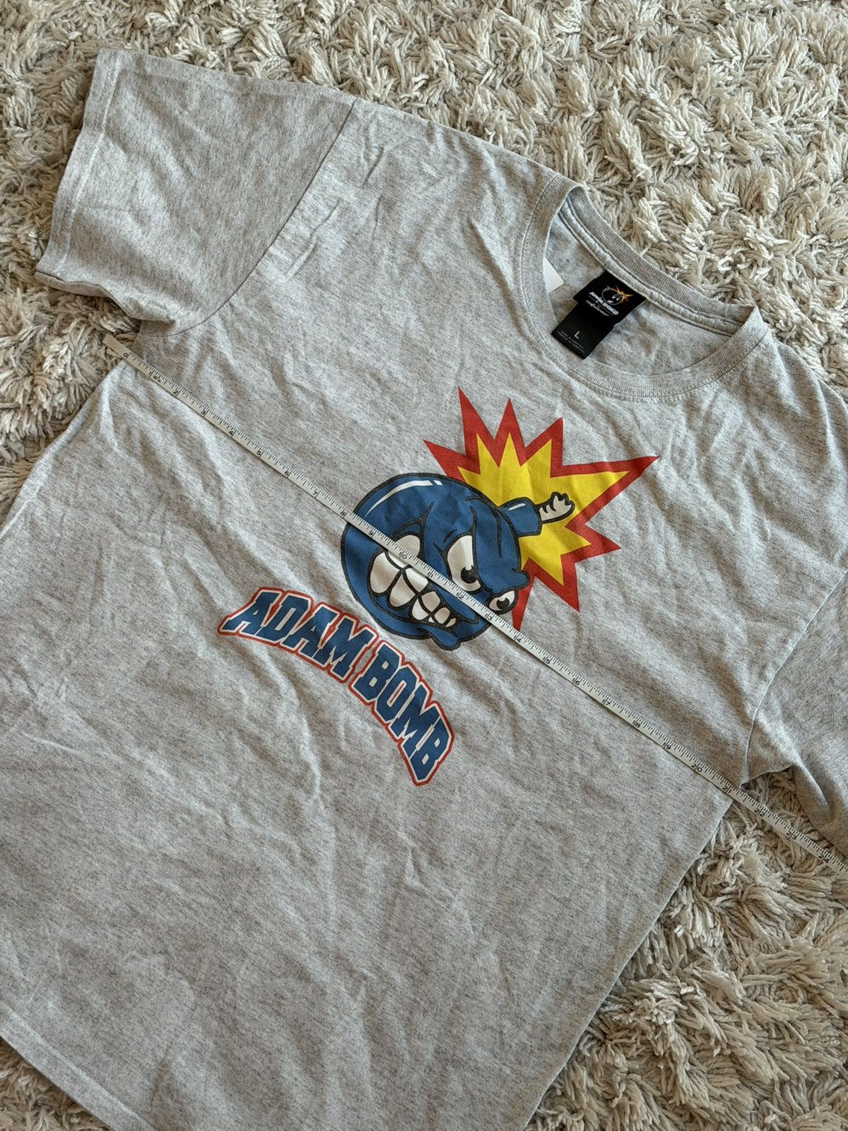The Hundreds Vintage The Hundreds Adam Bomb Grey T-Shirt Size US L / EU 52-54 / 3 - 3 Thumbnail