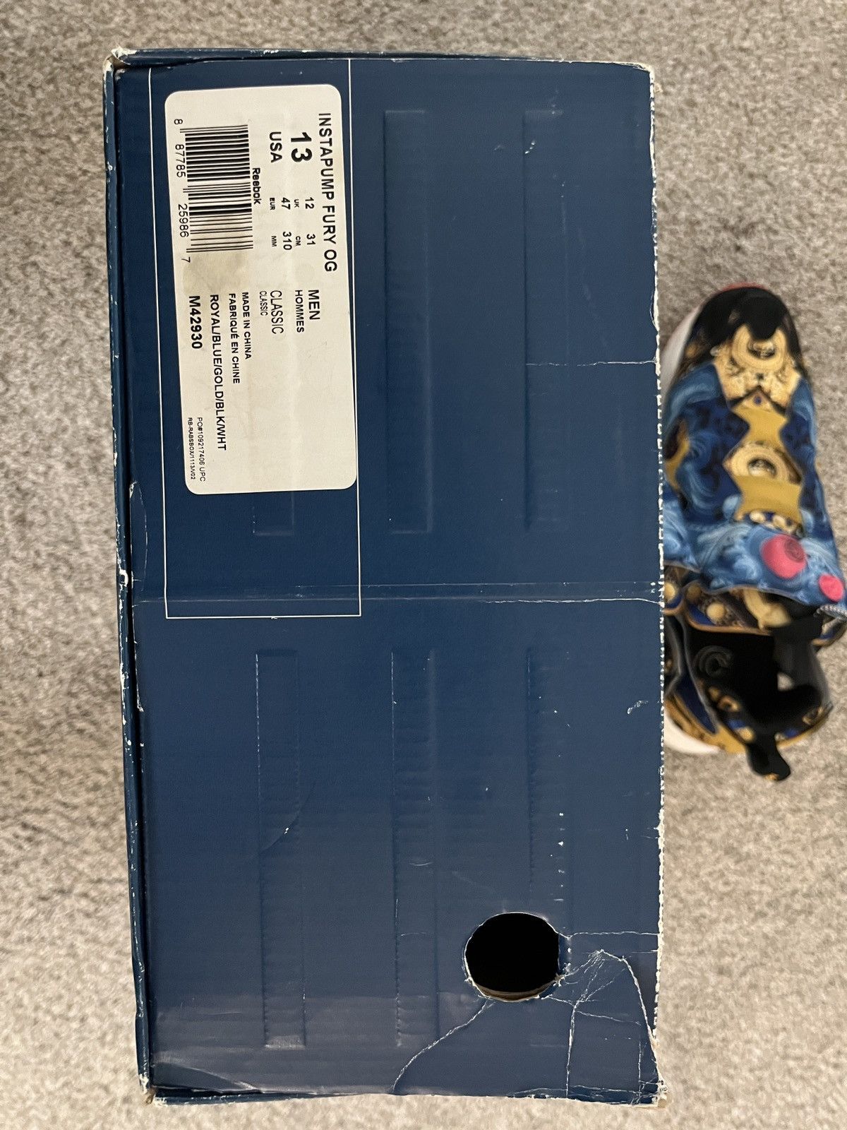 Reebok Reebok x Concepts CNCPTS Instapump Fury Versace size 13 Size US 13 / EU 46 - 9 Thumbnail