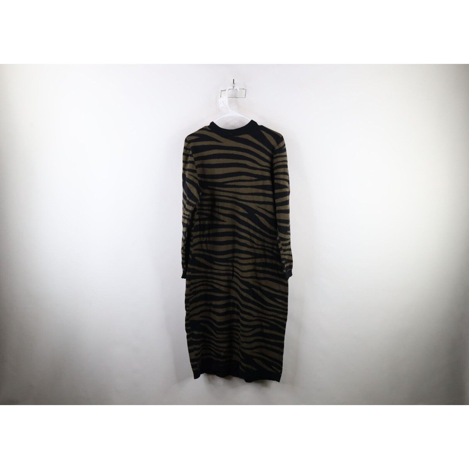 Other Lane Bryant Zebra Striped Knit Long Sleeve Dress Size 4XL / US 24-26 - 9 Thumbnail