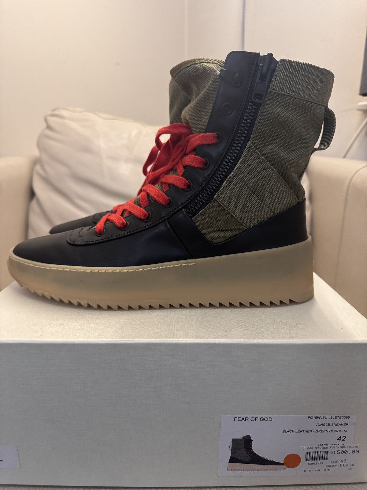 Fear of God Fear of god 5th collection jungle boot Size US 9 / EU 42 - 3 Thumbnail
