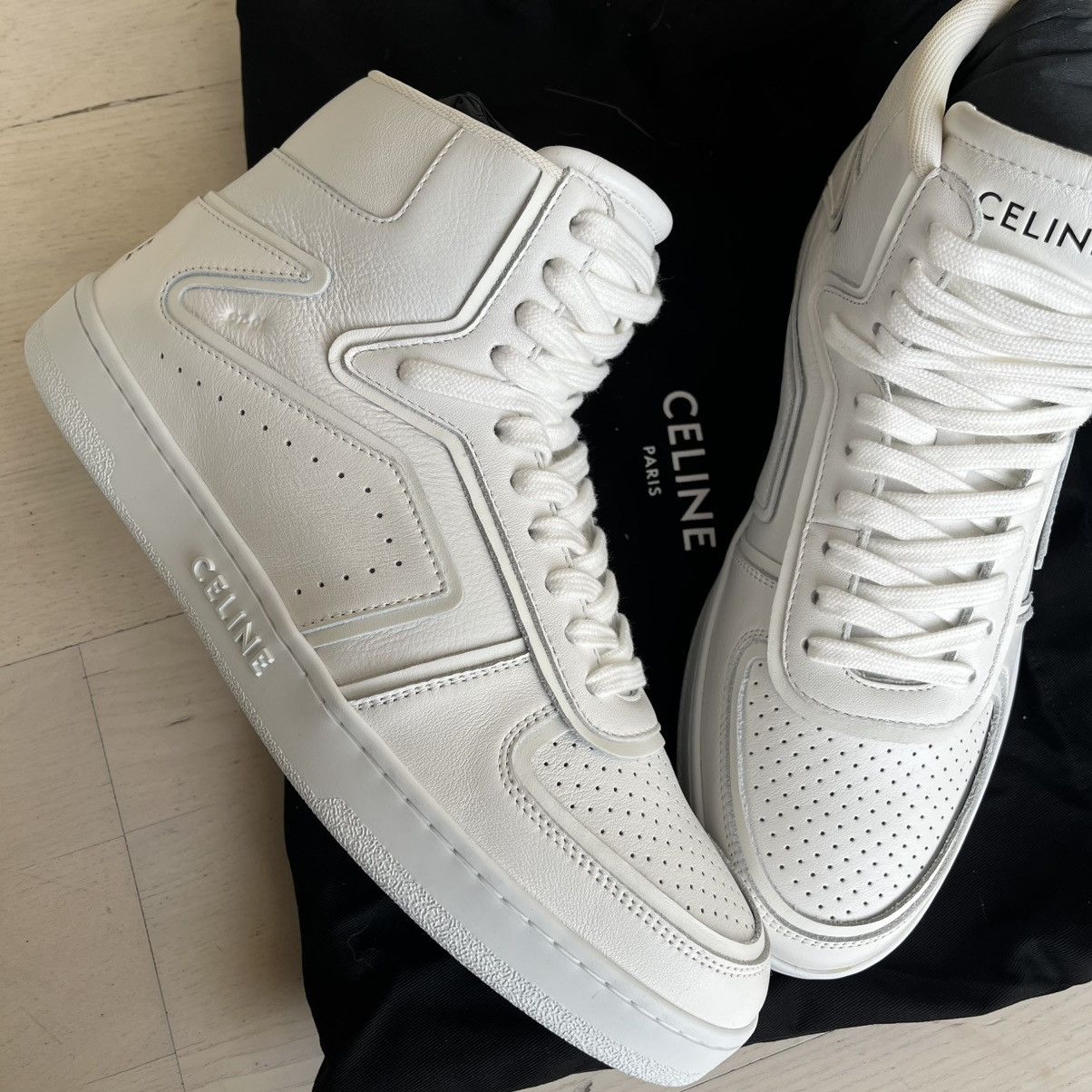 Celine Celine Ct-01 "z" trainer high top sneaker in calfskin, 42 Size US 9 / EU 42 - 10 Thumbnail