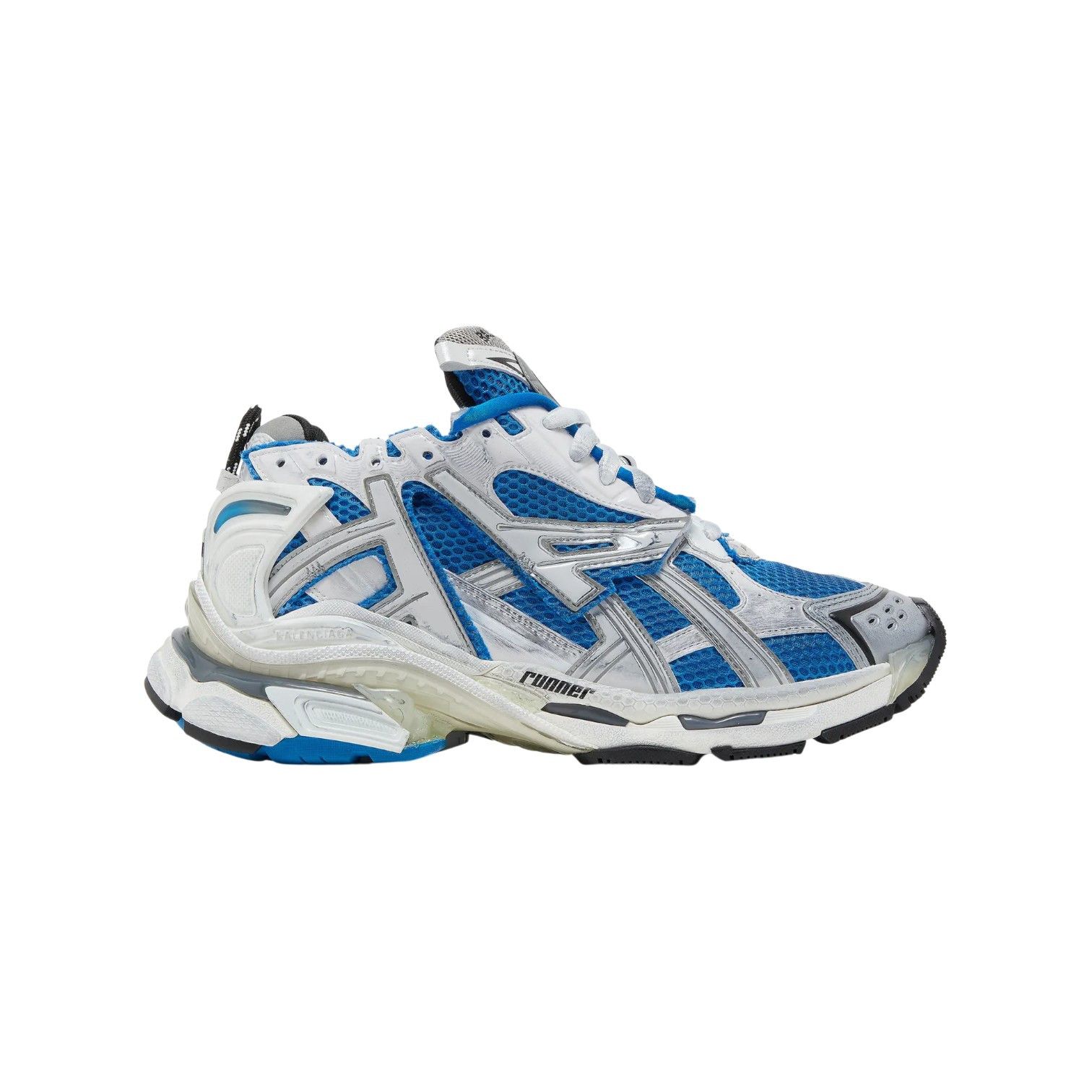 Balenciaga Balenciaga 'Runner' White & Blue Sneakers Size US 6 / EU 39 - 1 Preview