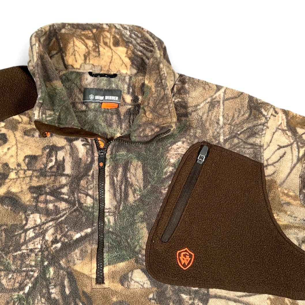 Realtree VINTAGE Game Winner Sweater Shirt Adult XL Brown Realtree Camo Fleece Pullover Hunting Size US XL / EU 56 / 4 - 2 Thumbnail