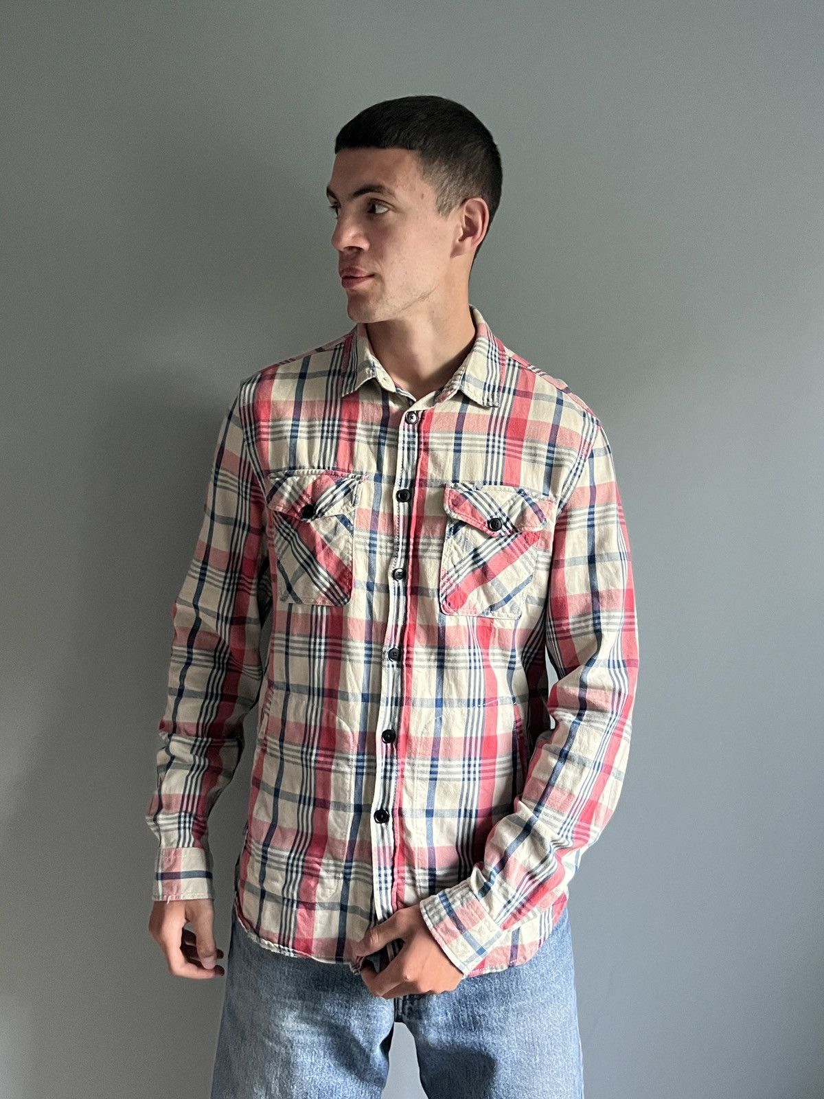 Acne Studios Acne Studios Ryan Check AW2011 Flannel Shirt Size US M / EU 48-50 / 2 - 5 Thumbnail